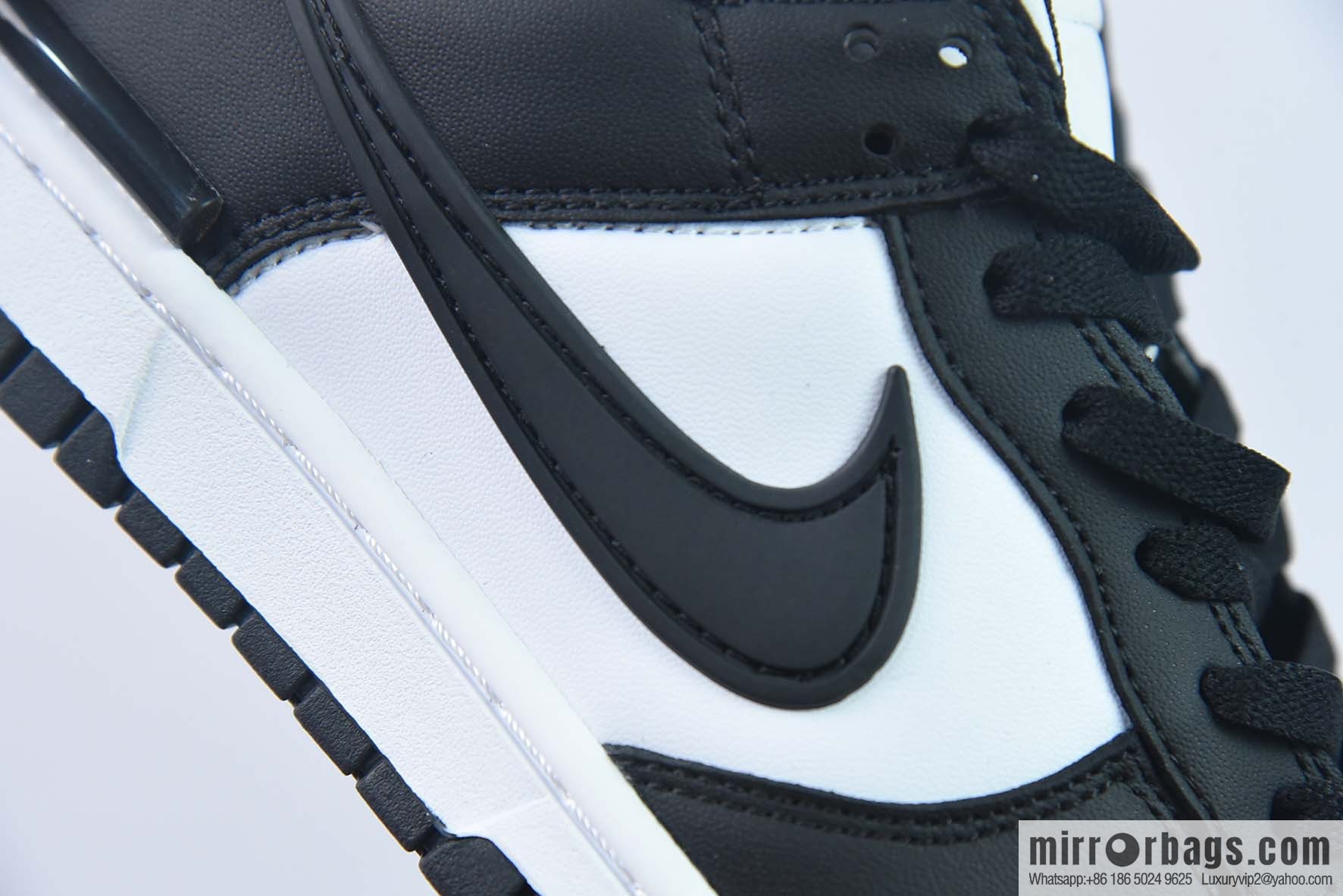 Nike Dunk Low Twist Panda mutant panda low-top sneakers black and white item number: DZ2794-001