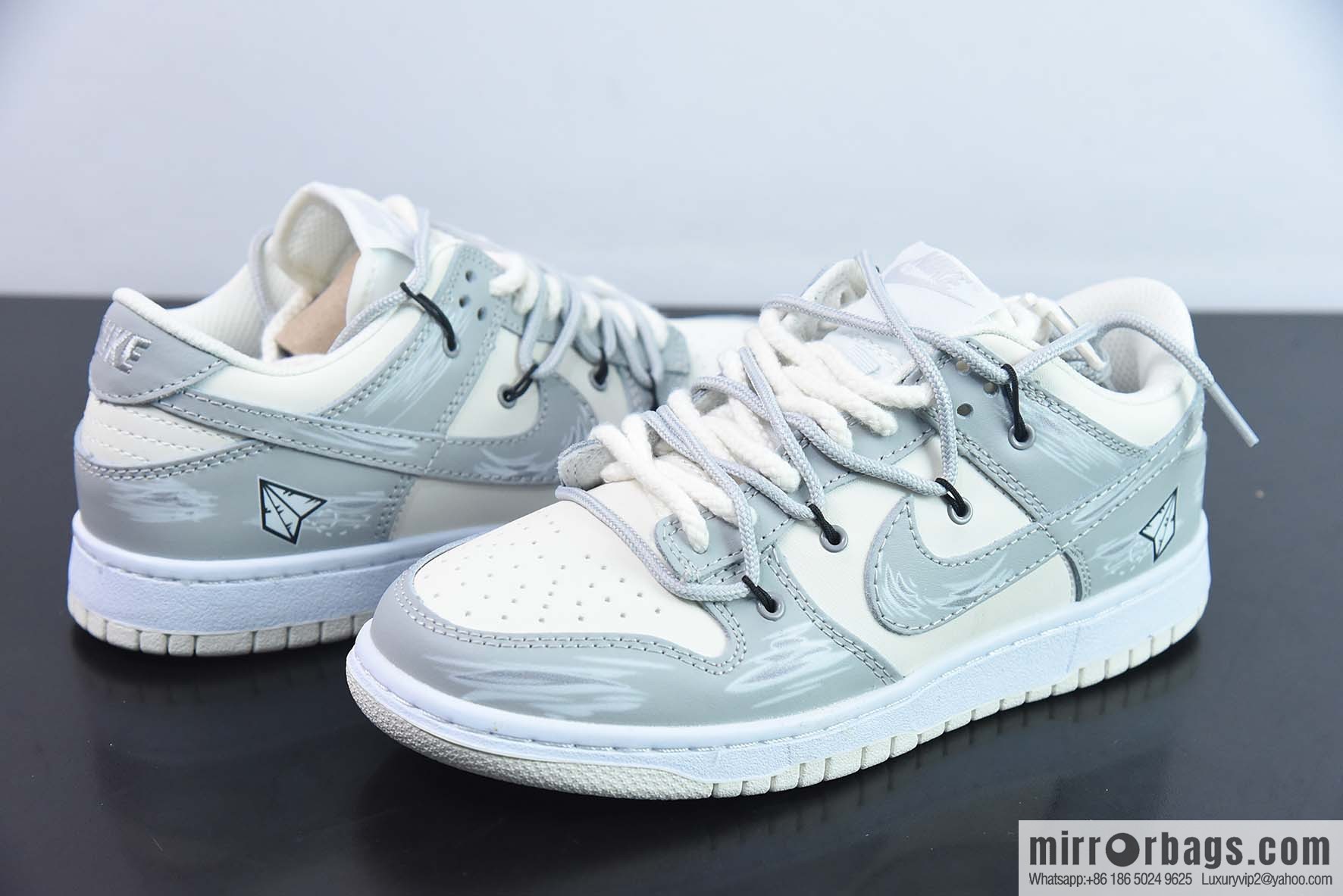 NK SB Dunk Low deconstruction drawstring low-top, beige gray printed item number: DJ6188 100-37