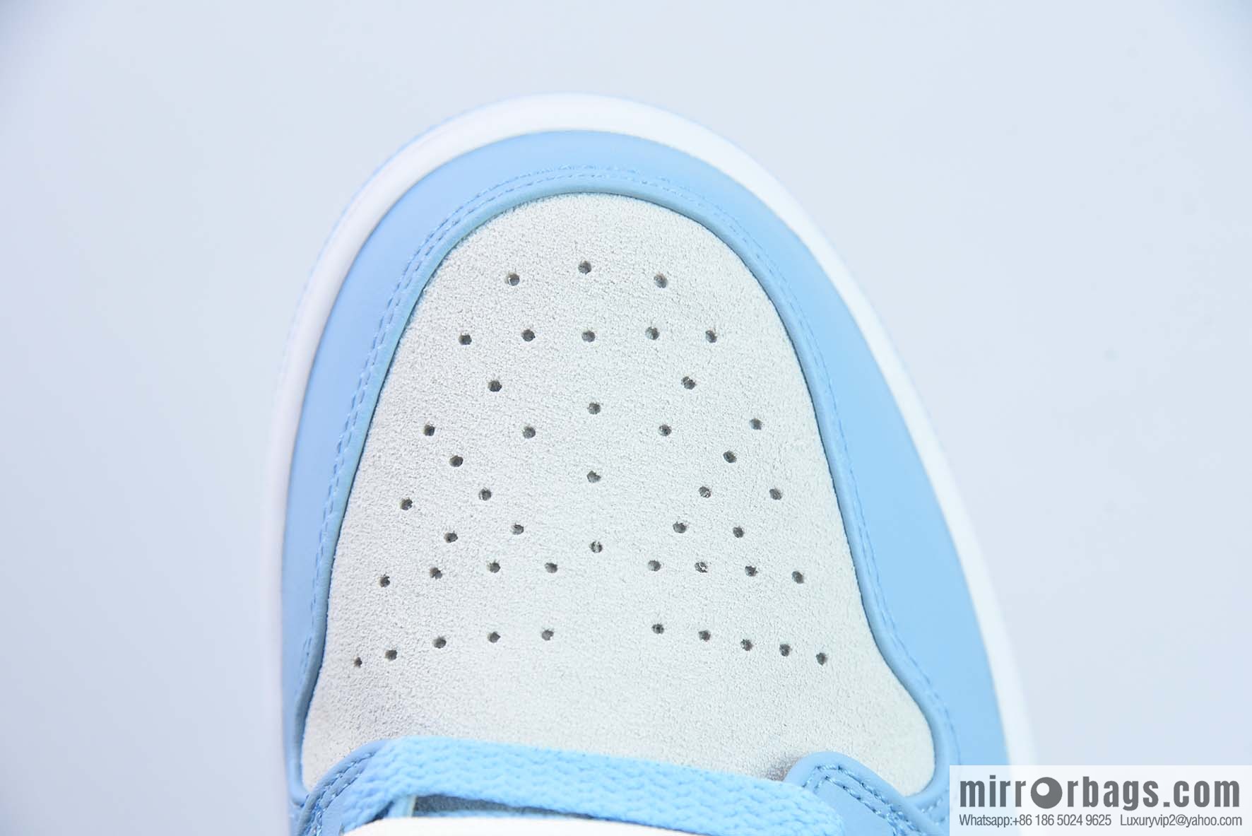 Air Jordan 1 Low AJ1 Jordan 1st generation low-top basketball shoes/college blue, gray blue, strap model, item number: DC0774-050