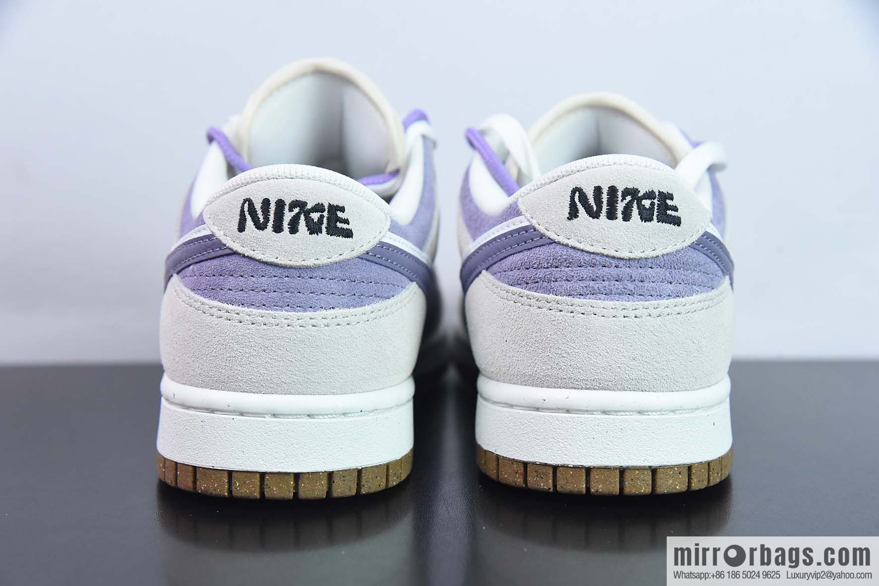 Nike SB Dunk Low double hook 85 series, beige purple low-top sneakers item number: DO9457 140