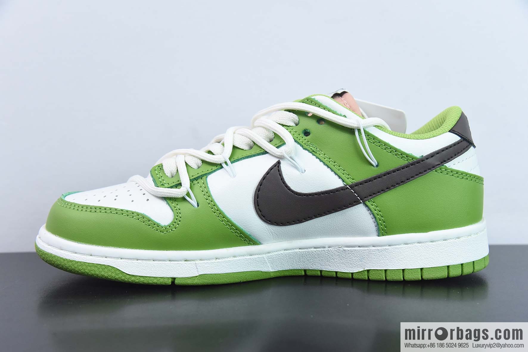 NK SB Dunk Low deconstructed drawstring low-top, strap, white-green printed SKU: DV9108 711-69