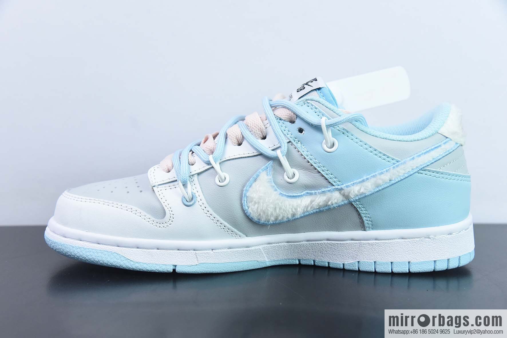 Nike Dunk Low Retro blue gray white low-top sneakers item number: FB1871 011