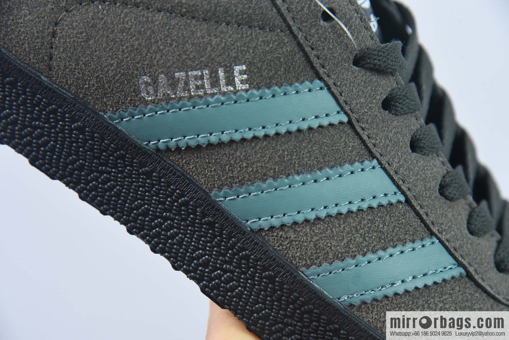 Adidas Originals Gazelle INdoor Clover non-slip durable low-top board shoes GX2209