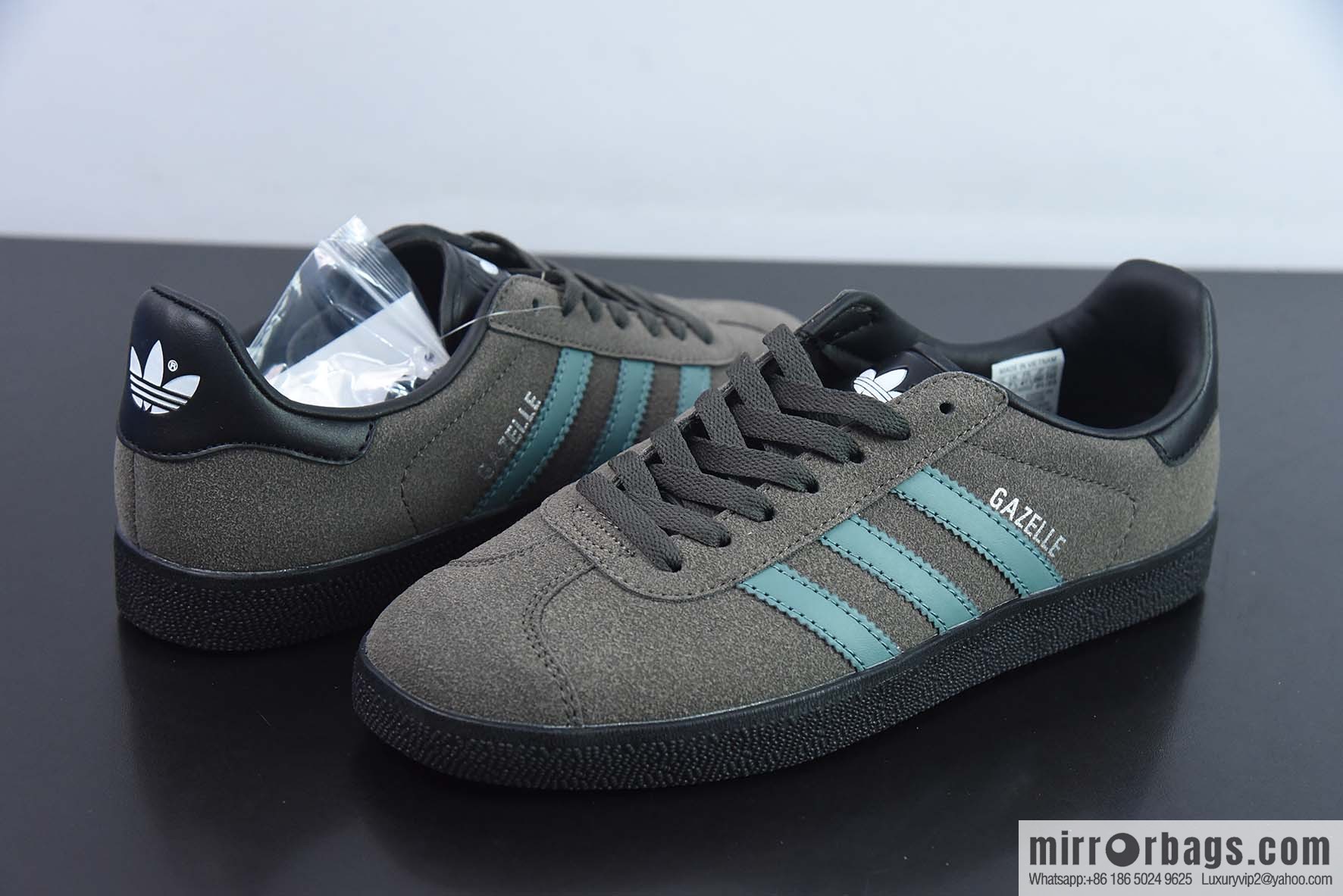 Adidas Originals Gazelle INdoor Clover non-slip durable low-top board shoes GX2209