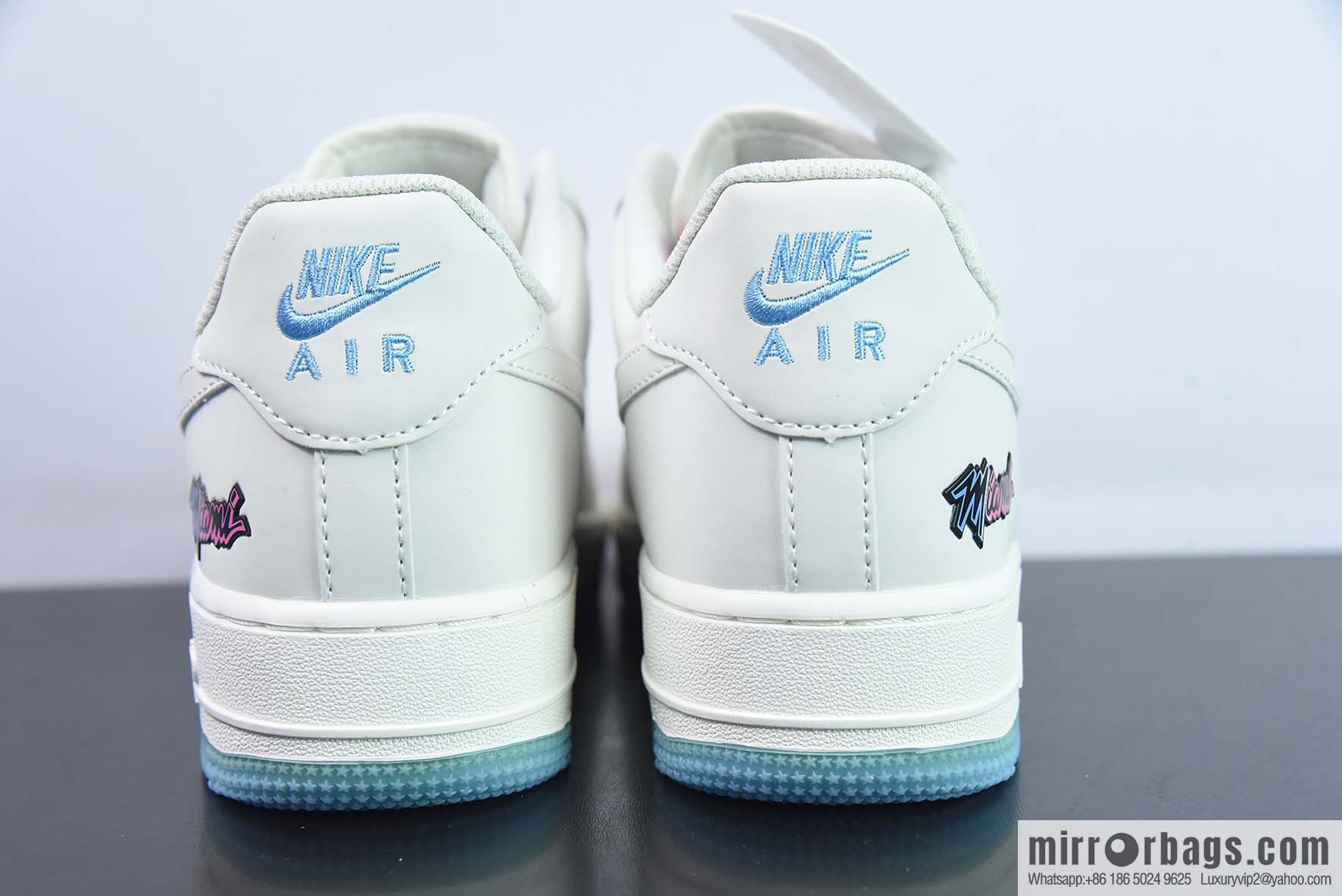 Nk Air Force 1 '07 Low Rice Pink Blue, Miami City Limited, Air Force No. 1 Low Top Casual Board Shoes, Item Number: KU0902-112