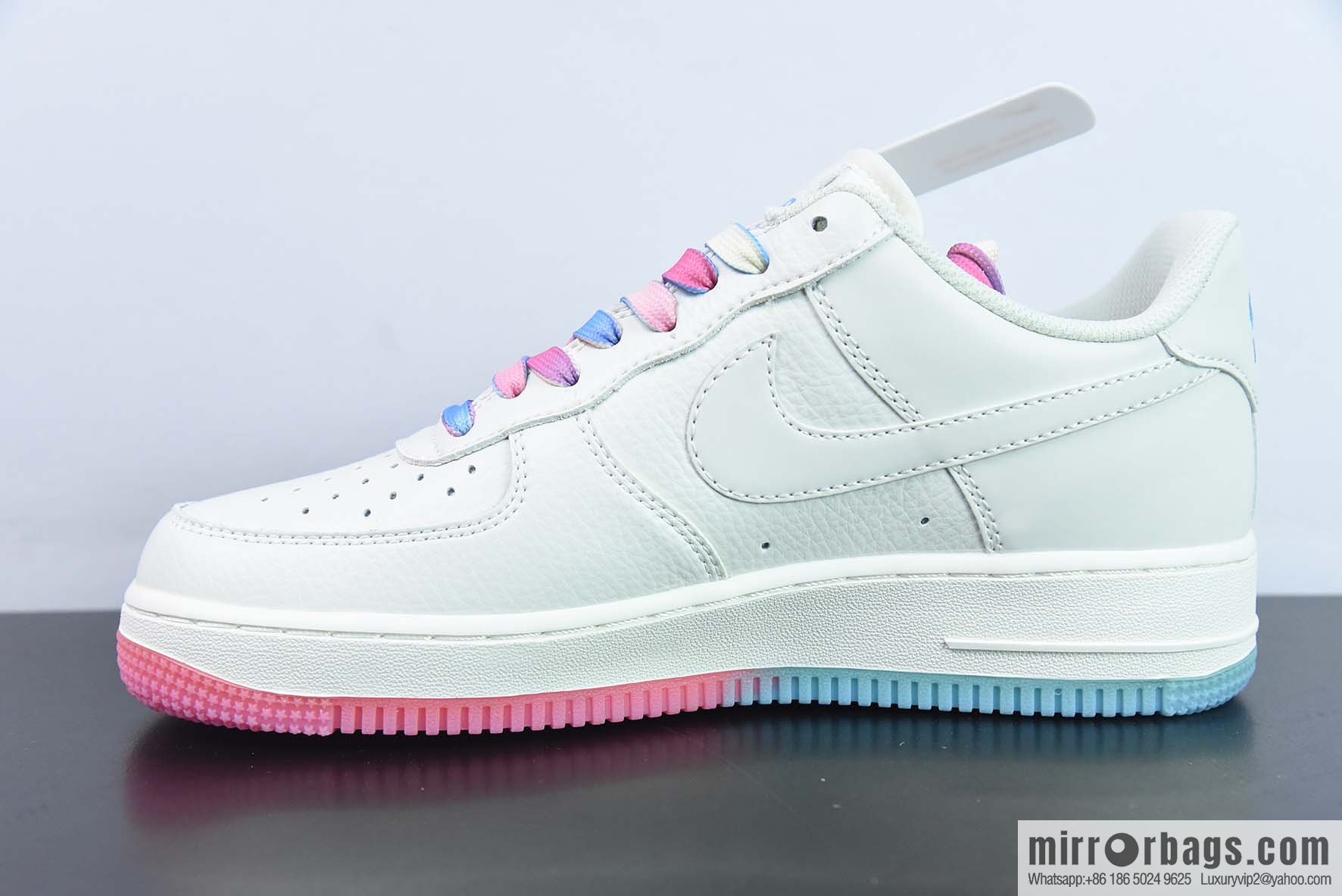 Nk Air Force 1 '07 Low Rice Pink Blue, Miami City Limited, Air Force No. 1 Low Top Casual Board Shoes, Item Number: KU0902-112