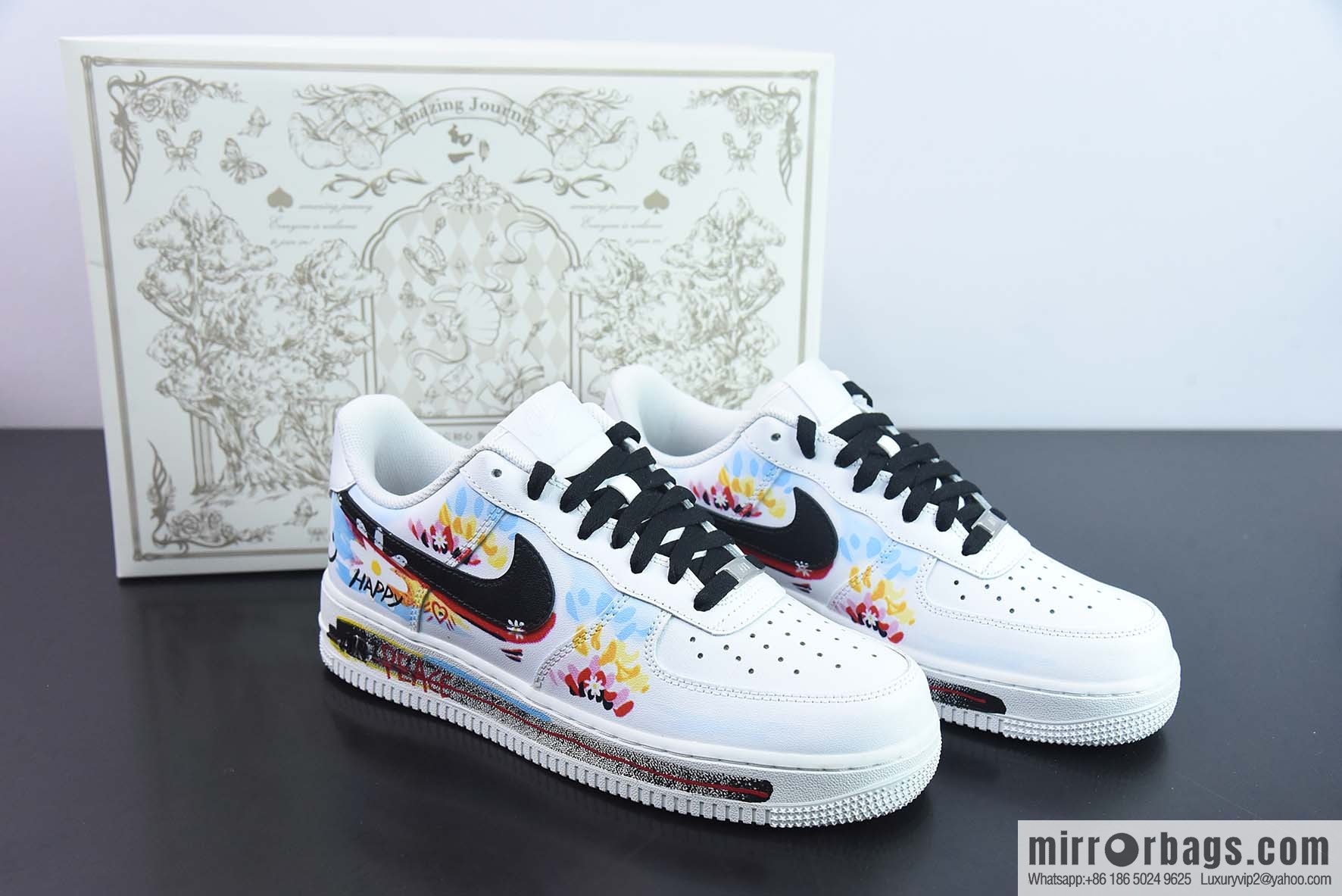 Air Force 1 '07 Low Air Force, old graffiti, custom color scheme low-top sneakers printed Item number: CW2288 111