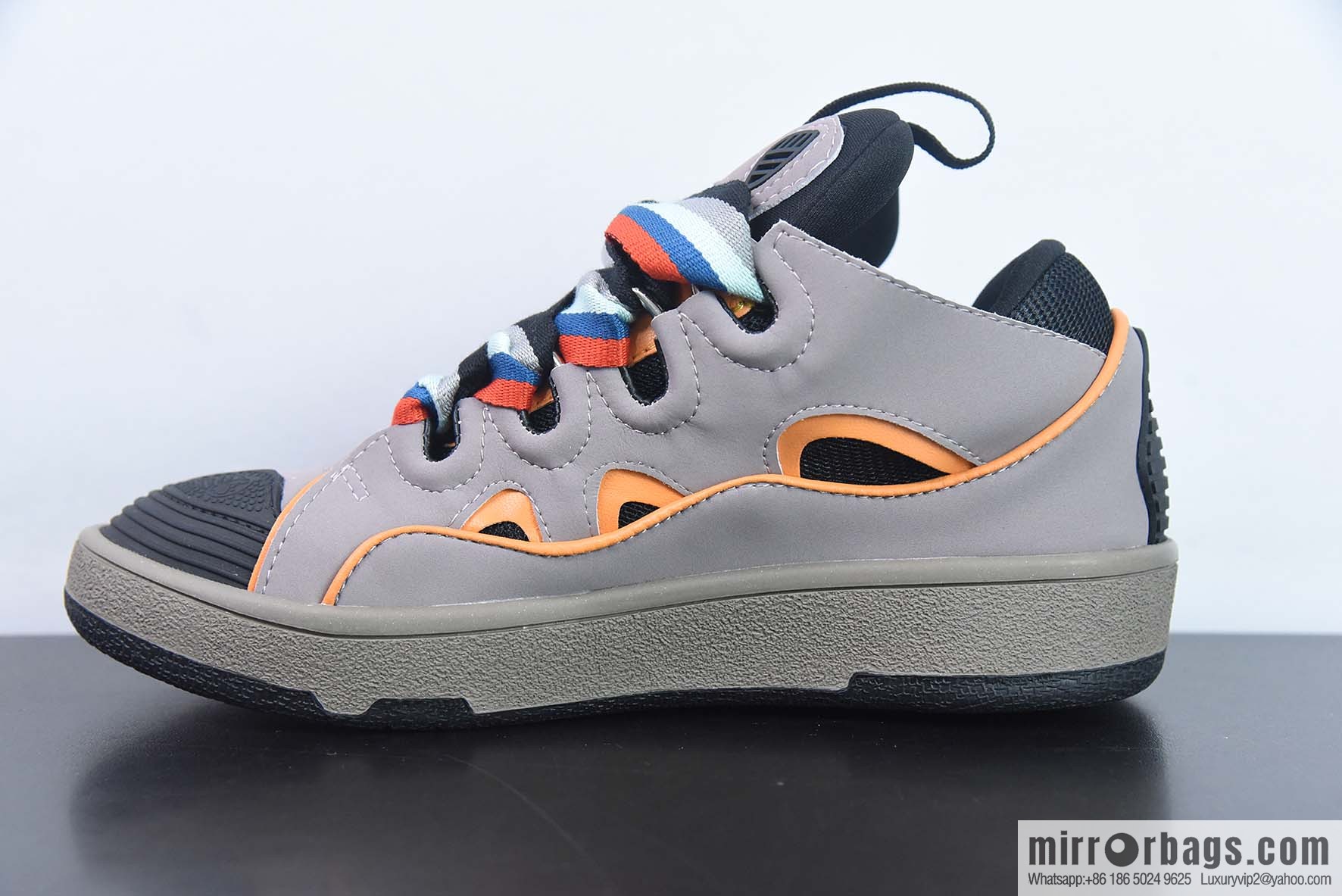 LANVIN CURB popular single product, Langfan three generations, the latest catwalk CURB series casual sneakers
