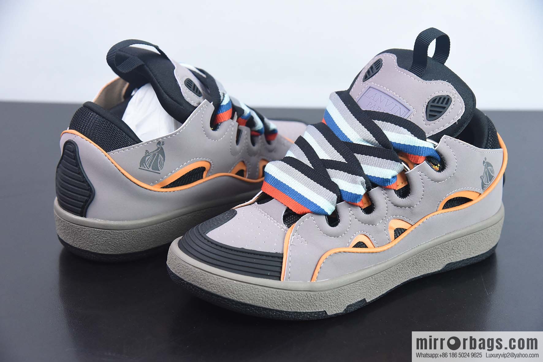 LANVIN CURB popular single product, Langfan three generations, the latest catwalk CURB series casual sneakers
