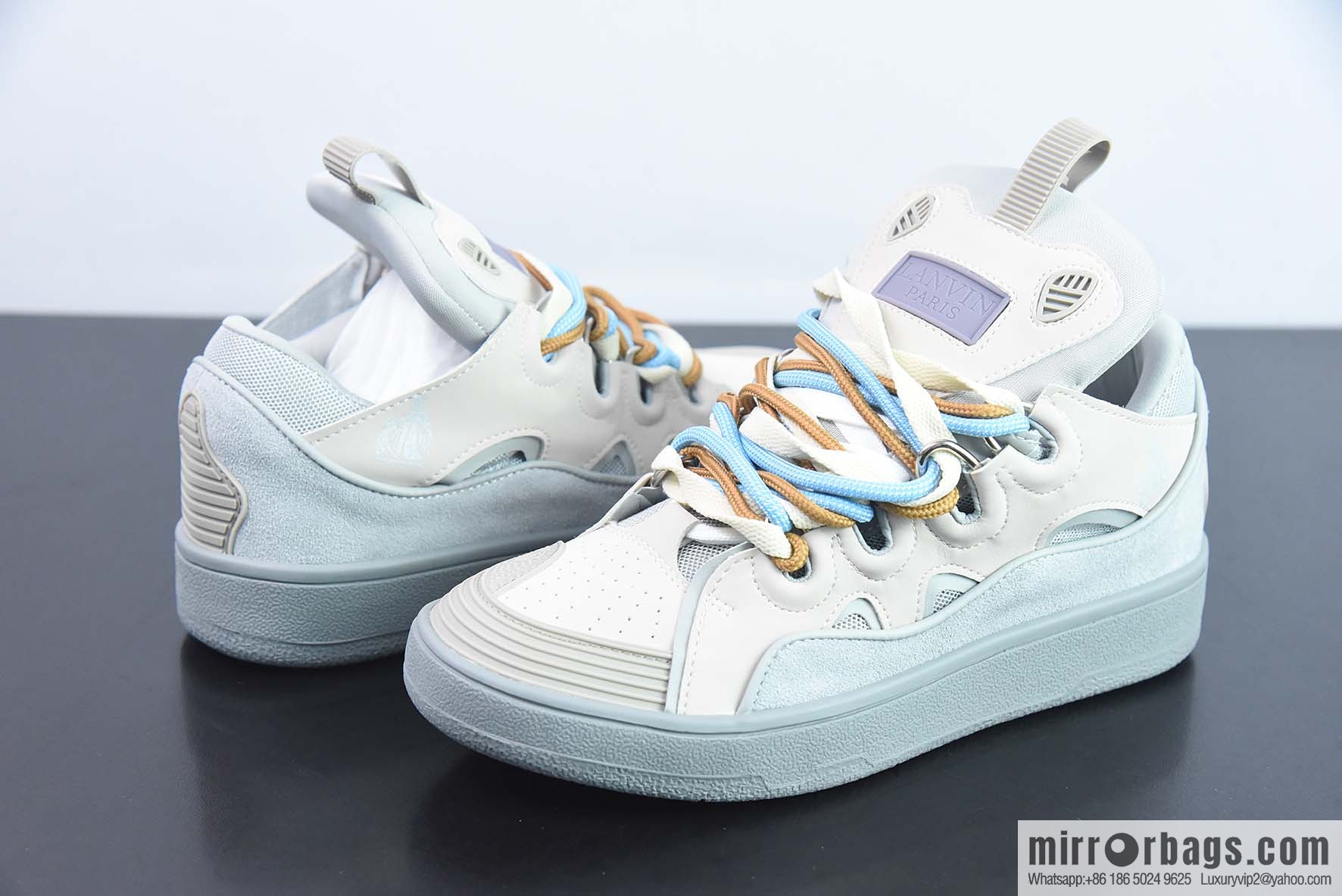 LANVIN CURB popular single product, Langfan three generations, the latest catwalk CURB series casual sneakers