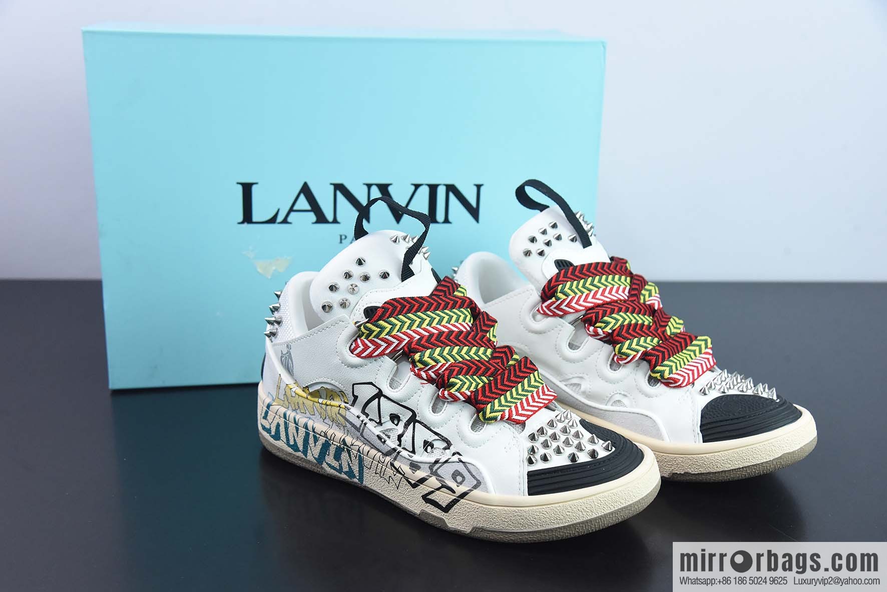 LANVIN CURB popular single product, Langfan three generations, the latest catwalk CURB series casual sneakers