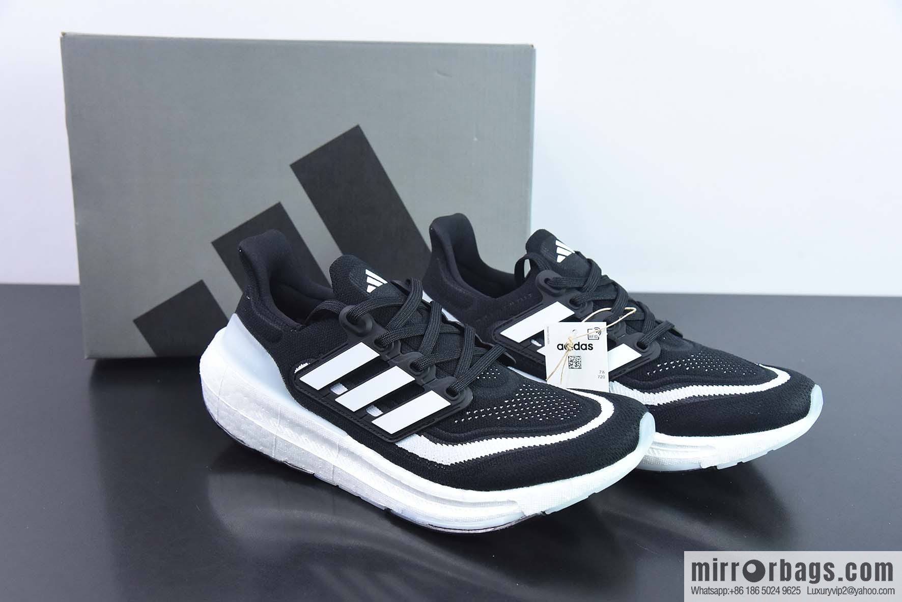AD Ultra Boost Light UB2023 series low-top socks knitted breathable cushioning casual sports jogging shoes HQ6340