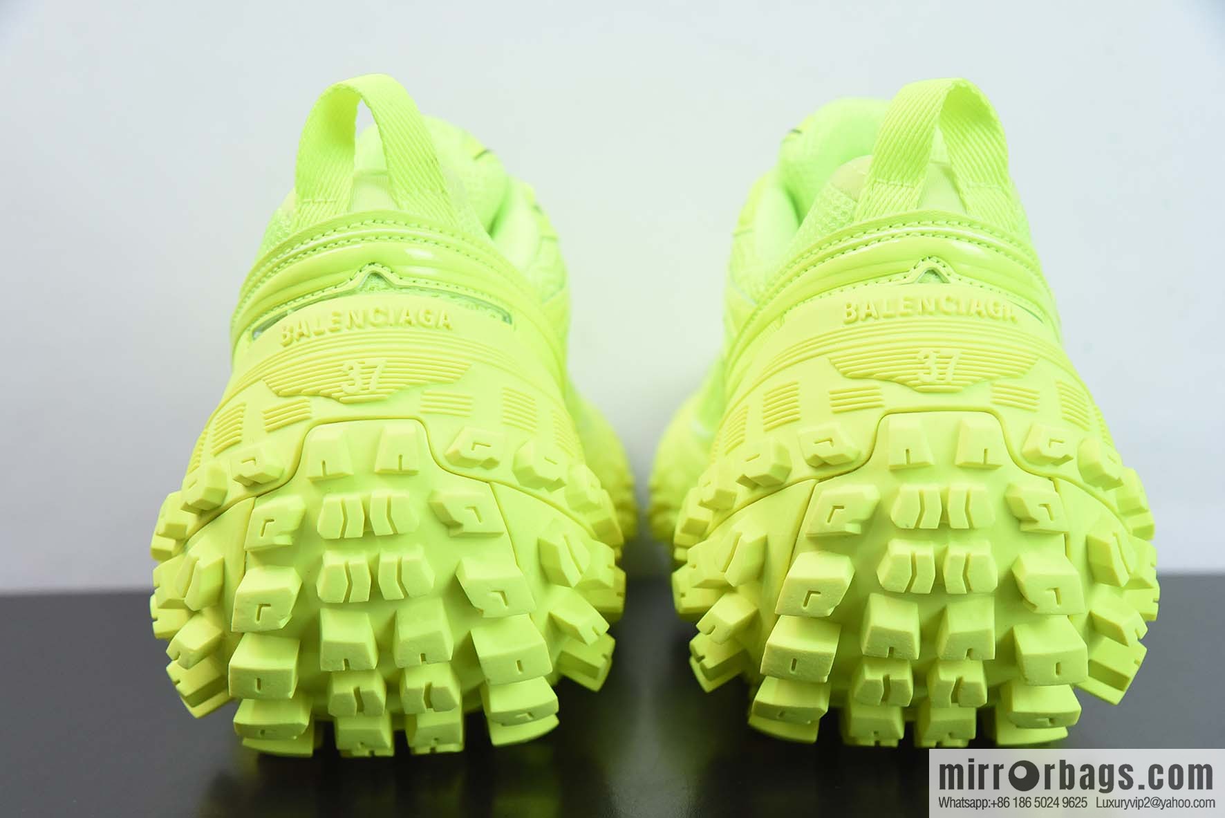 Balenciaga, Tire BALENCIAGA Defender Rubber Platform Sneakers Series Low Top