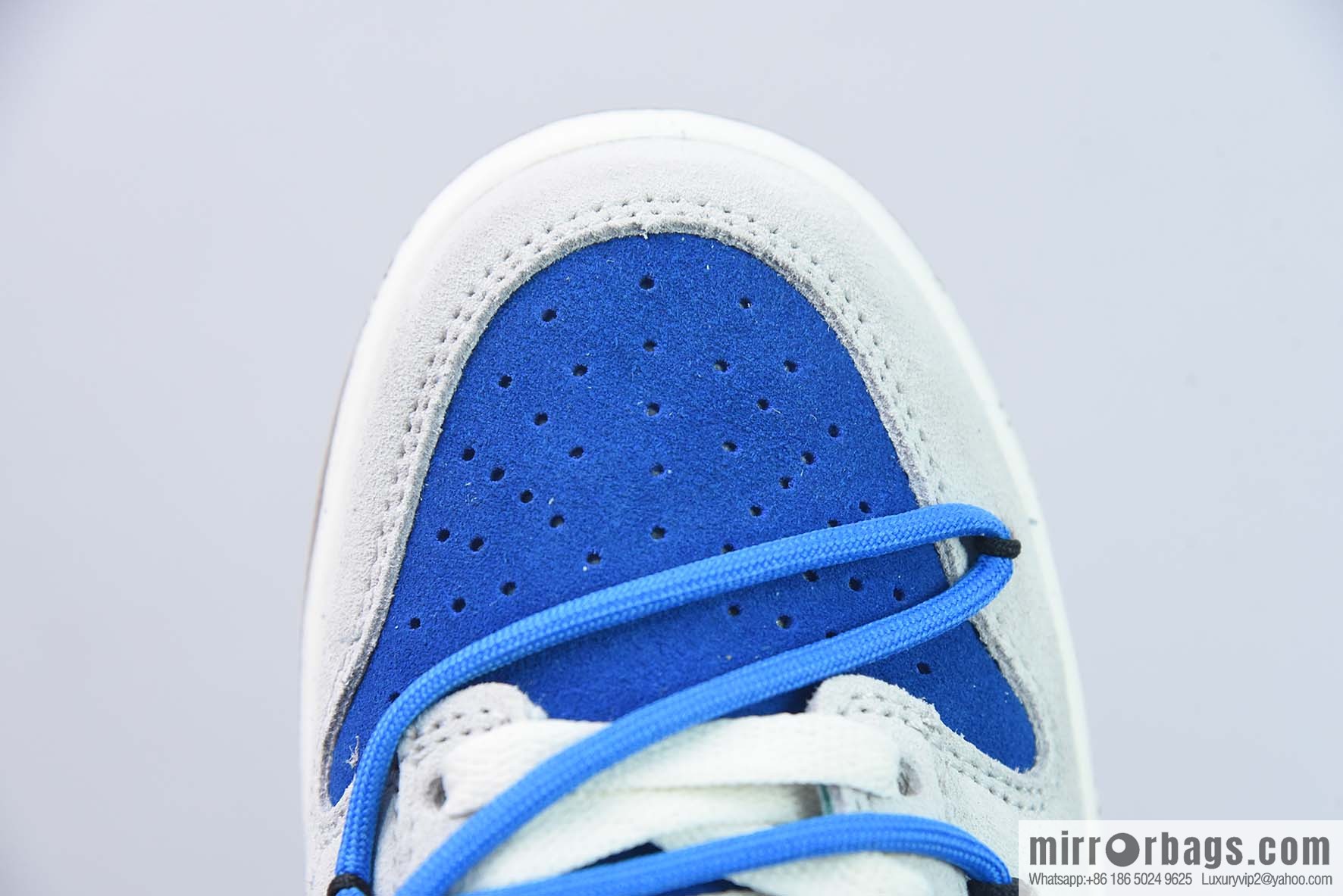 Nike Dunk Low SB low-top skate shoes/gray-blue double-hook strap, customized version, item number: DD9457-100-88