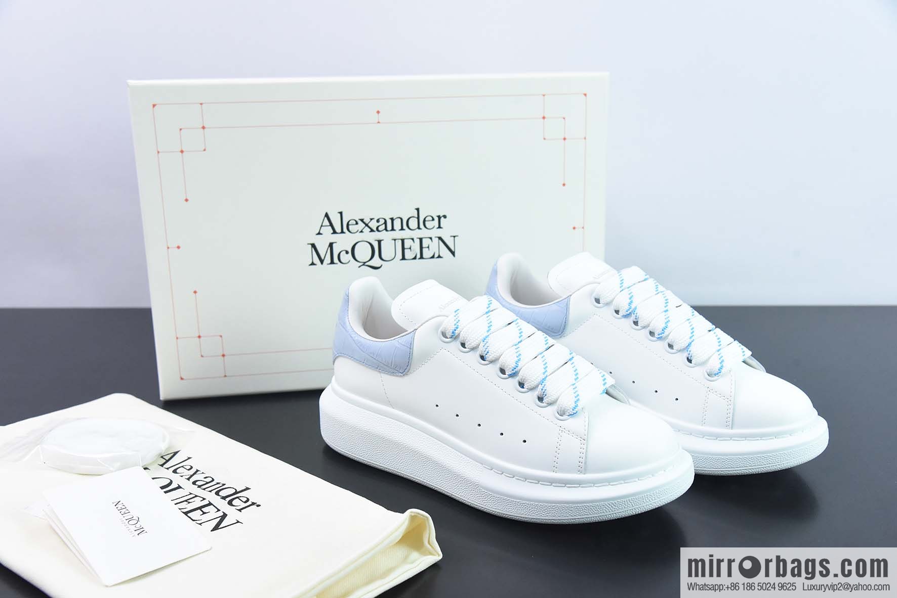 Alexander McQueen/Alexander McQueen, white shoes with thick soles
