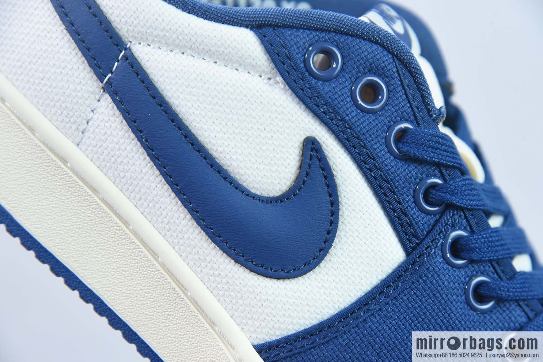Air Jordan 1 KO Low, Kentucky, white and blue, item number: DX4981 103