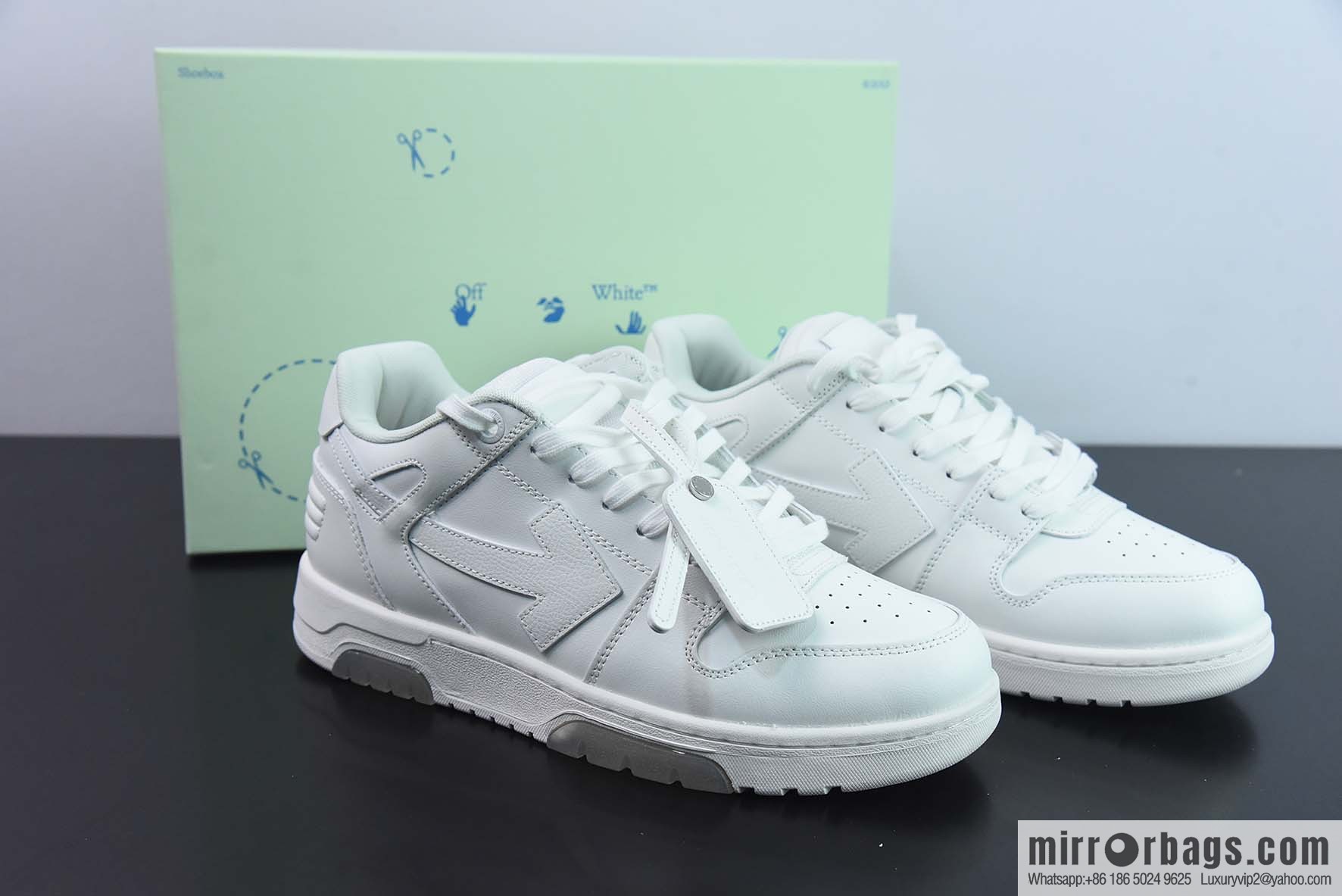 OFF-WHITE Out Of Office series low-top Vintage versatile casual sports shoes