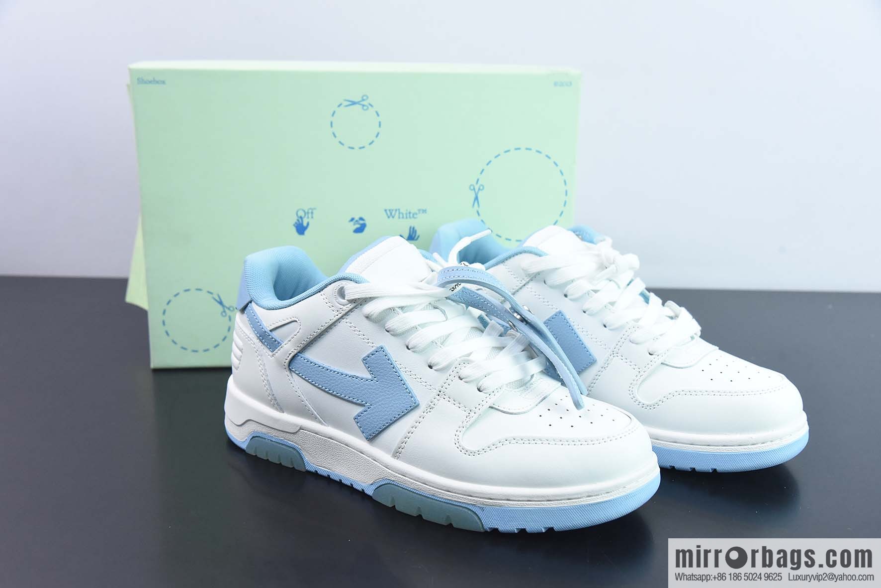 OFF-WHITE Out Of Office series low-top Vintage versatile casual sports shoes