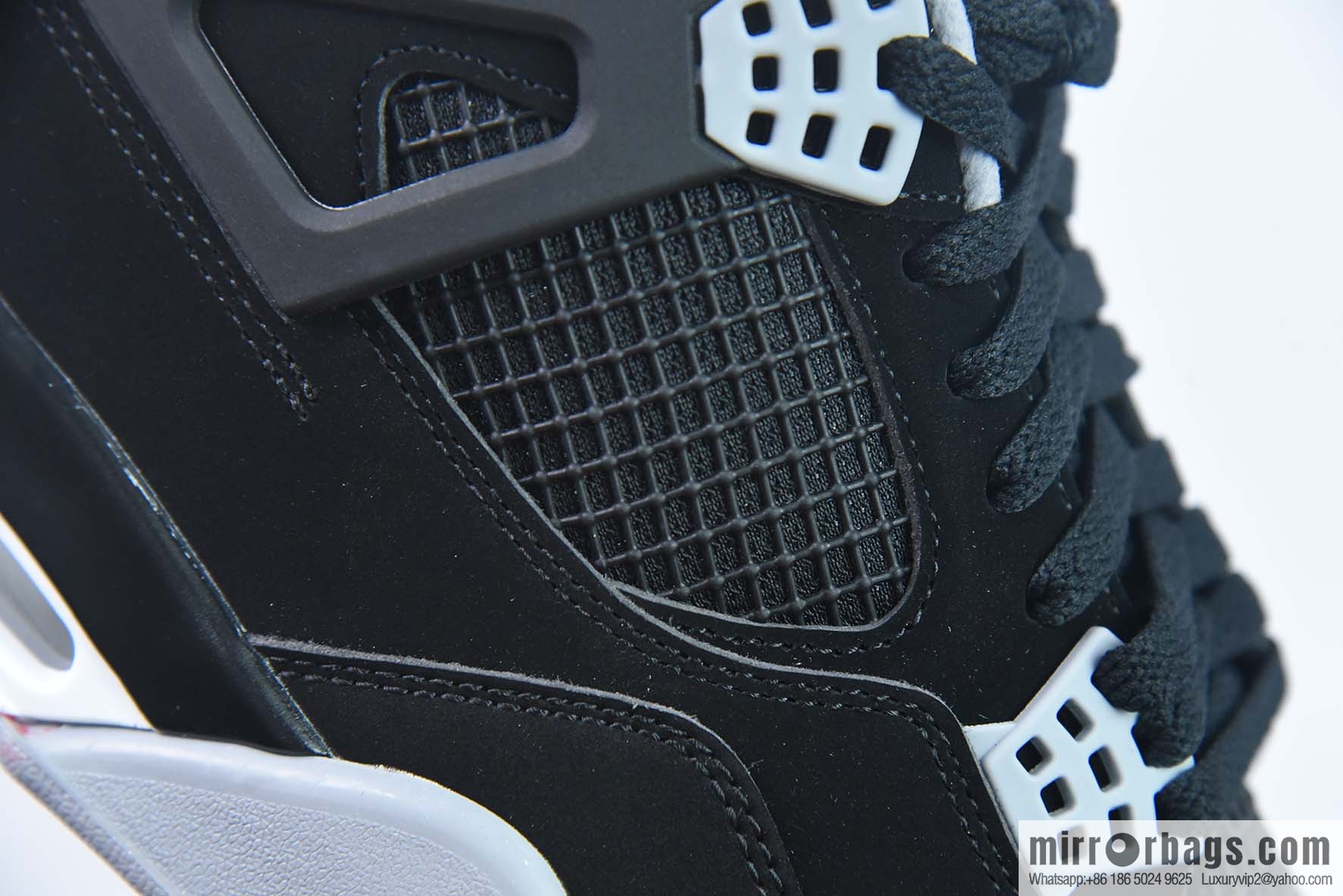 Air Jordan 4 Bred AJ4 black and red bull 19 years old replica sneakers item number: 308497-060