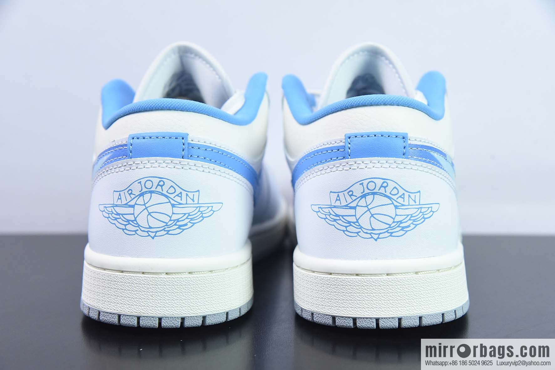 Air Jordan 1 Low animation white blue Joe 1 low-top culture basketball shoes, item number: FJ7219-441