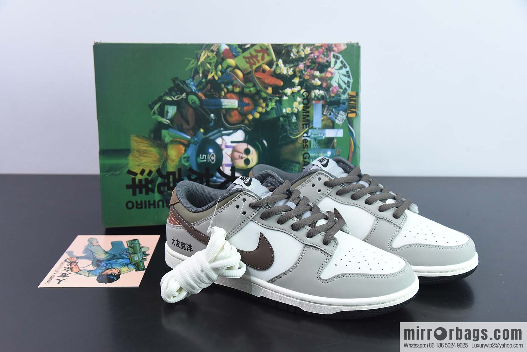 Nike SB Dunk Low gray-brown, low-top casual sports skateboard shoes, item number: DD0302-657