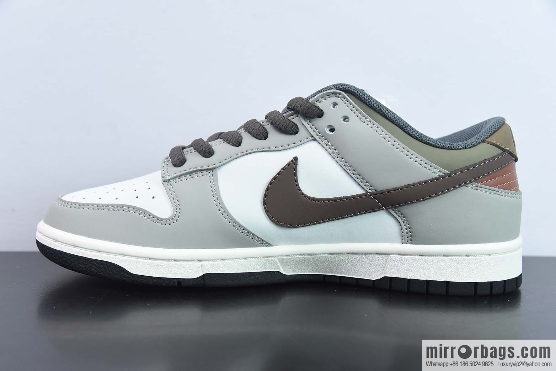Nike SB Dunk Low gray-brown, low-top casual sports skateboard shoes, item number: DD0302-657