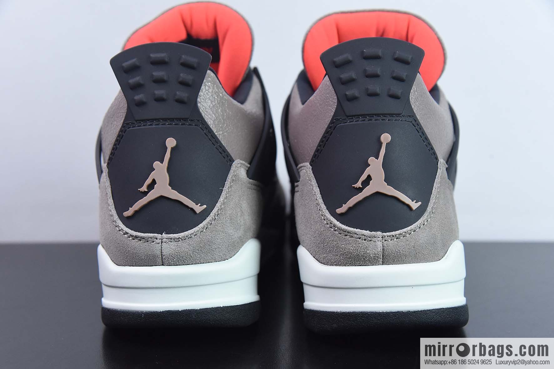 Air Jordan 4 AJ4 Mocha black brown suede small TS basketball shoes, item number: DB0732-200
