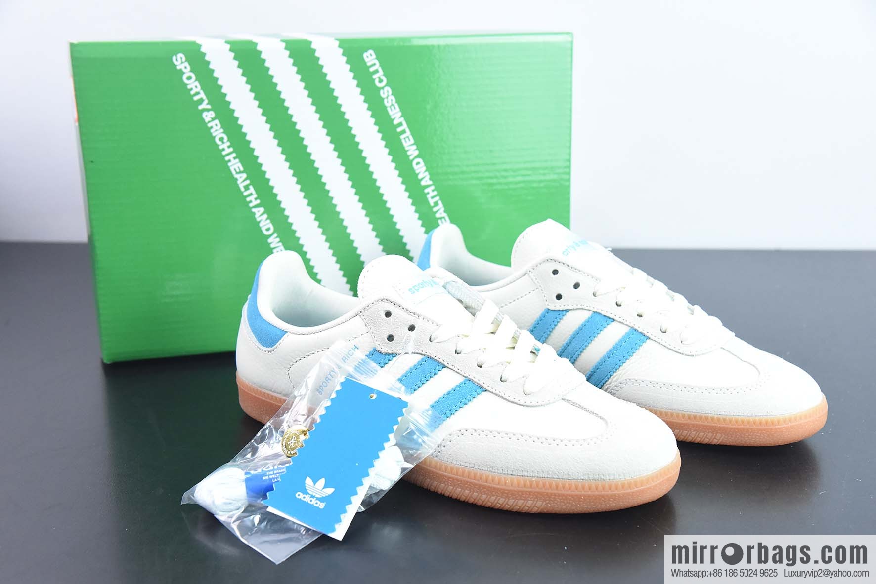Ad Samba Vegan OG Adi Clover Casual Board Shoes Part Number: IE7096
