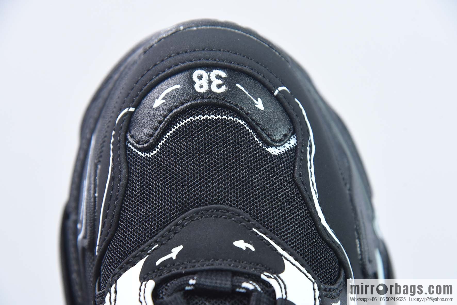 Balenciaga, joint model, graffiti printed generation 1.0 Balenciaga Triple S sneakers