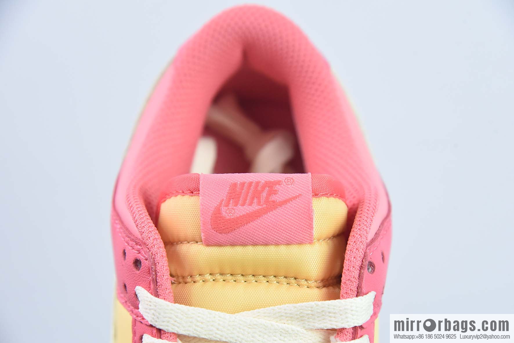 Nike SB Dunk Low yellow and pink sneakers, item number: DH9765 200