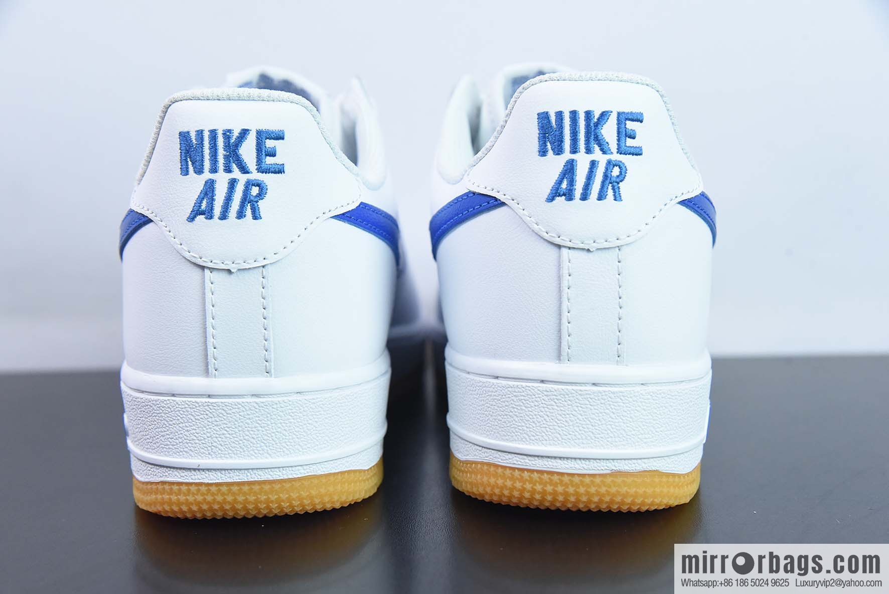 Air Force 1 '07 Low Air Force One, white and blue raw rubber, item number: DJ3911-101