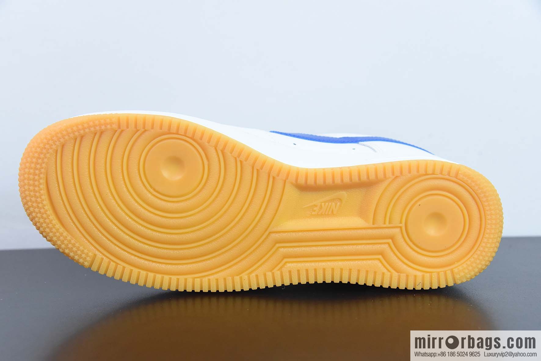 Air Force 1 '07 Low Air Force One, white and blue raw rubber, item number: DJ3911-101