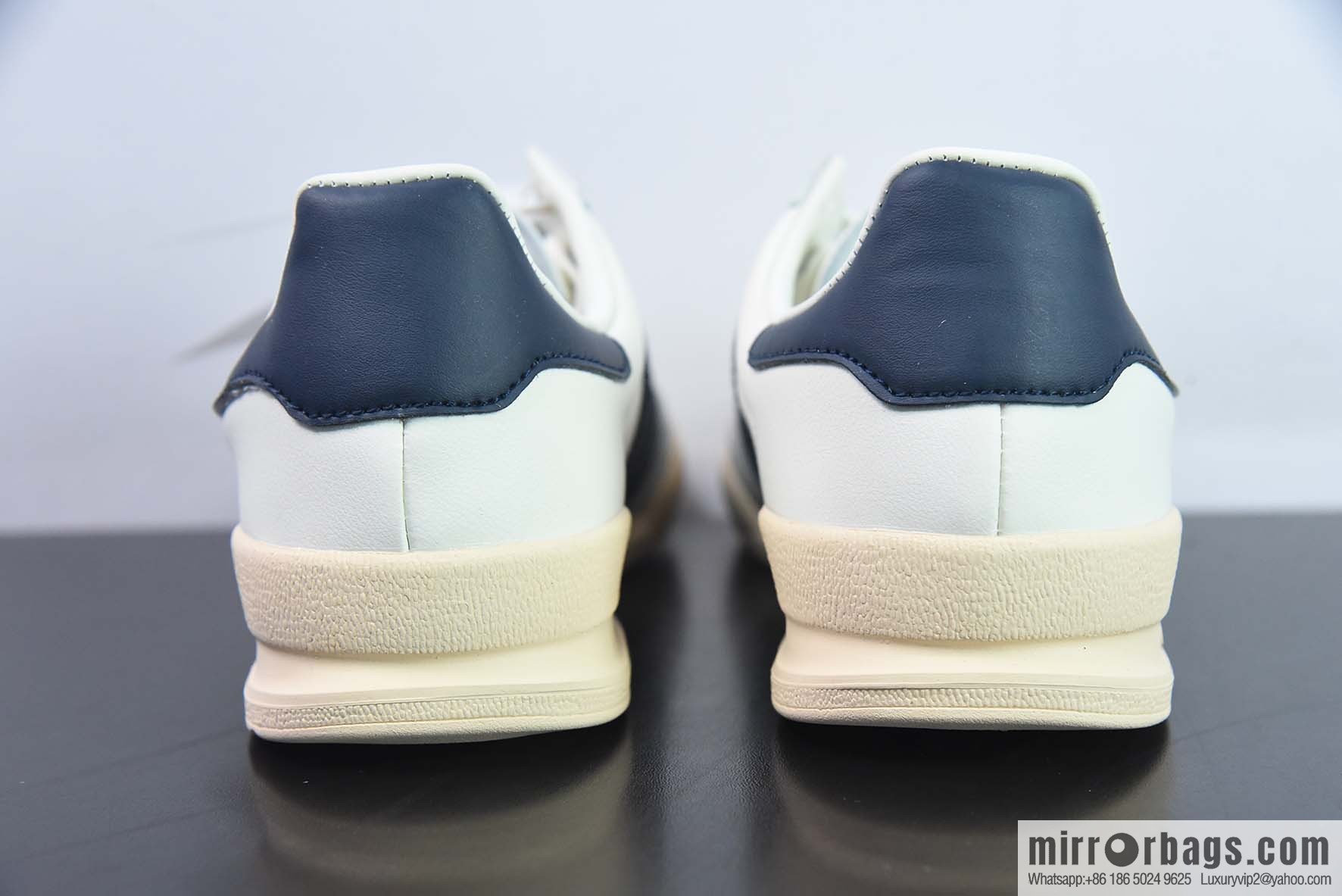 AD Originals Jeans Vintage low-top fashion board shoes, beige dark blue, item number GY7436
