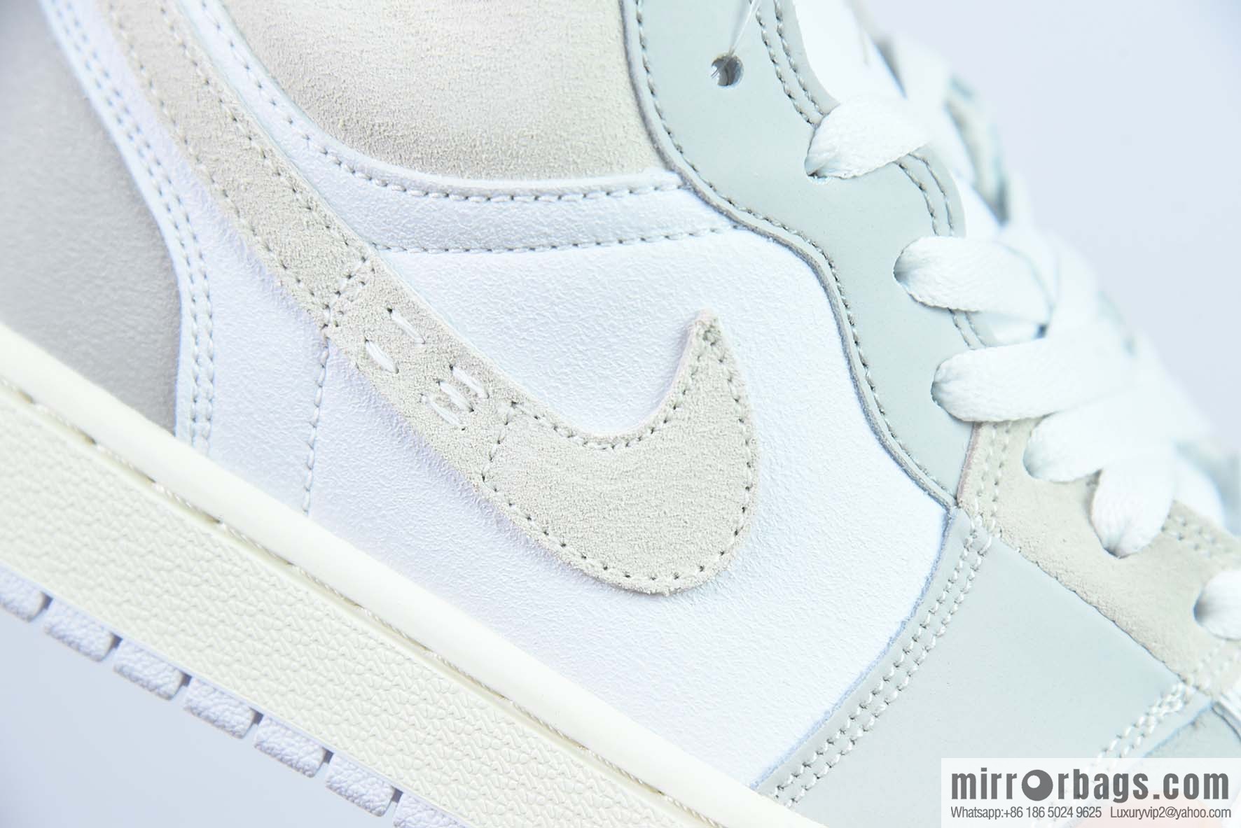 Air Jordan 1 Low AJ1 white gray low-top sneakers Part Number: DN1635 002