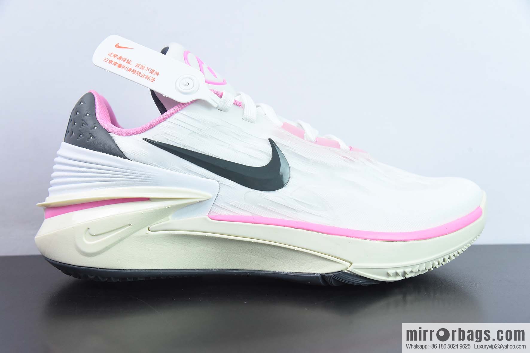 Air Zoom G.T. Cut 2 EP Nike GT2.0 actual combat series basketball shoes, white and black powder, item number: FD9905-101