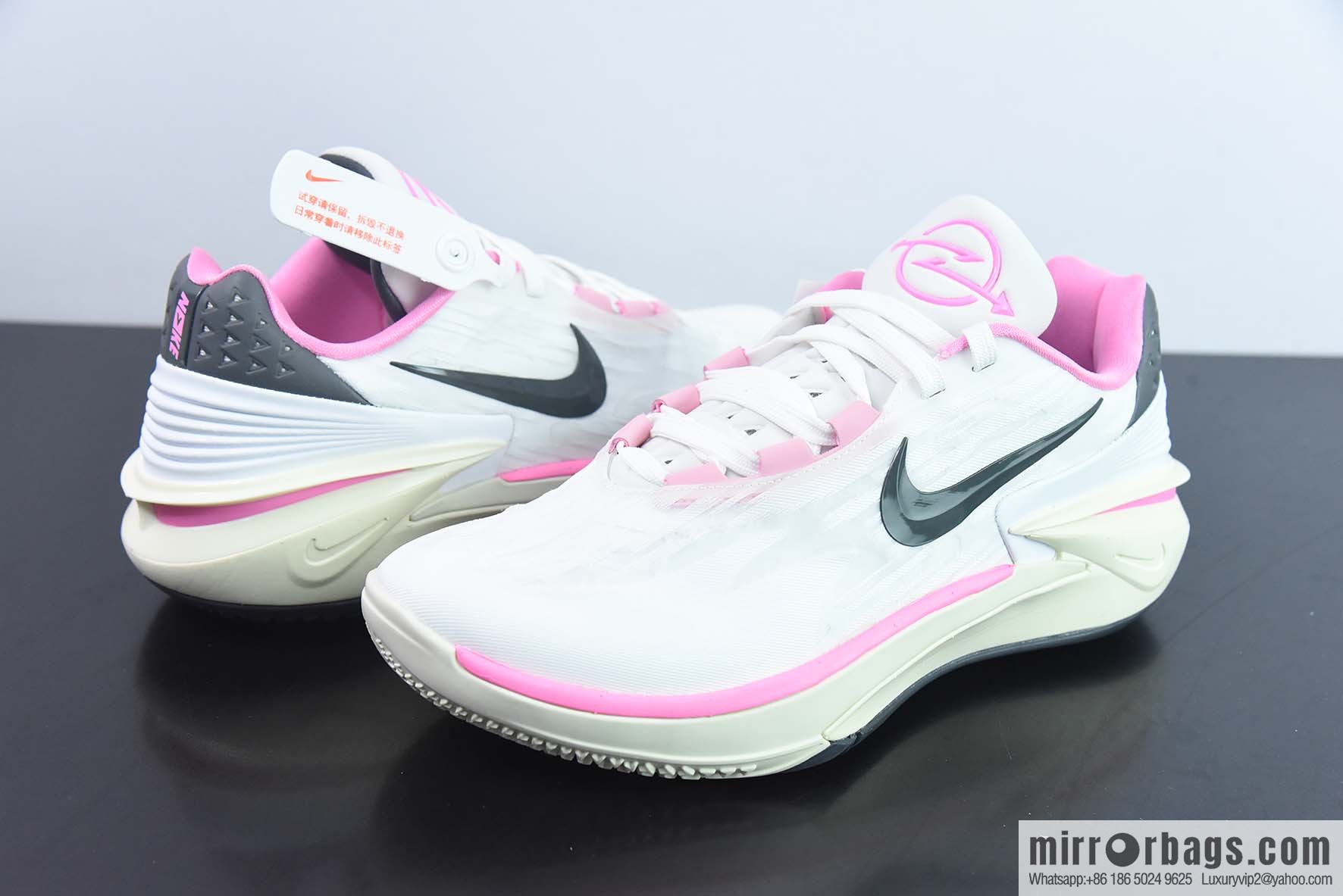 Air Zoom G.T. Cut 2 EP Nike GT2.0 actual combat series basketball shoes, white and black powder, item number: FD9905-101