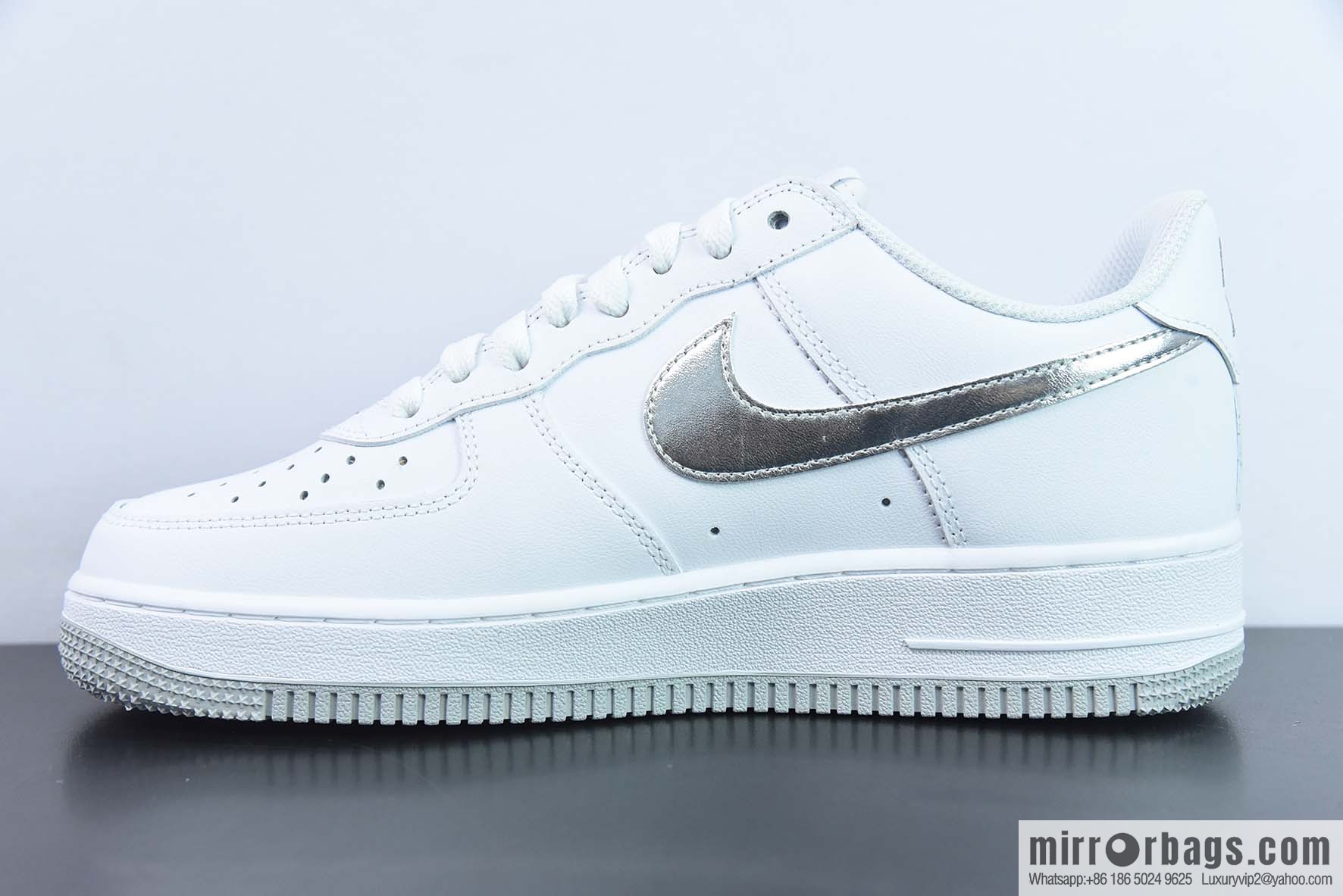Nike Air Force 1 Low Air Force One, silver low-top sneakers item number: DZ6755 100