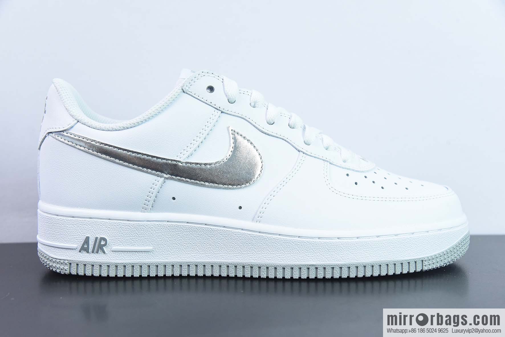 Nike Air Force 1 Low Air Force One, silver low-top sneakers item number: DZ6755 100