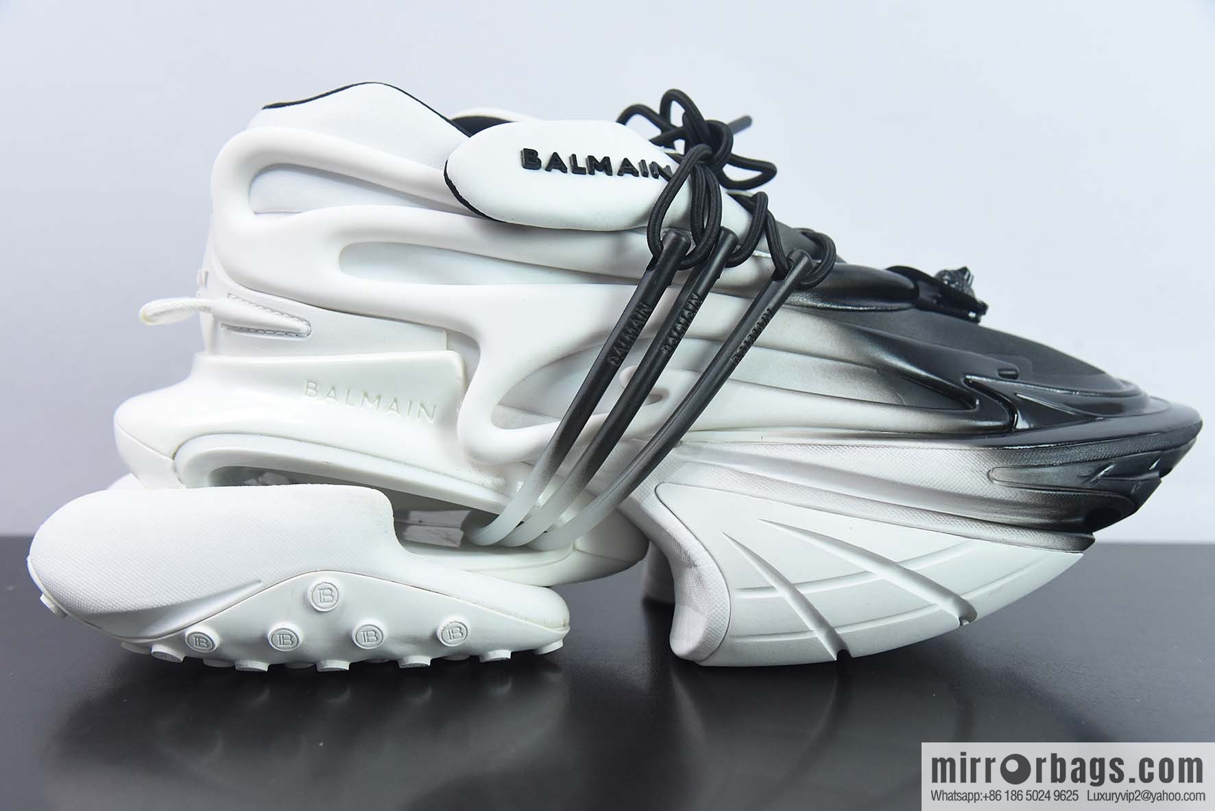 Balmain Unicorn Low Sneakers Unicorn Series Low Top Height Thick Avant-garde Daddy Style Casual Sports Jogging Shoes