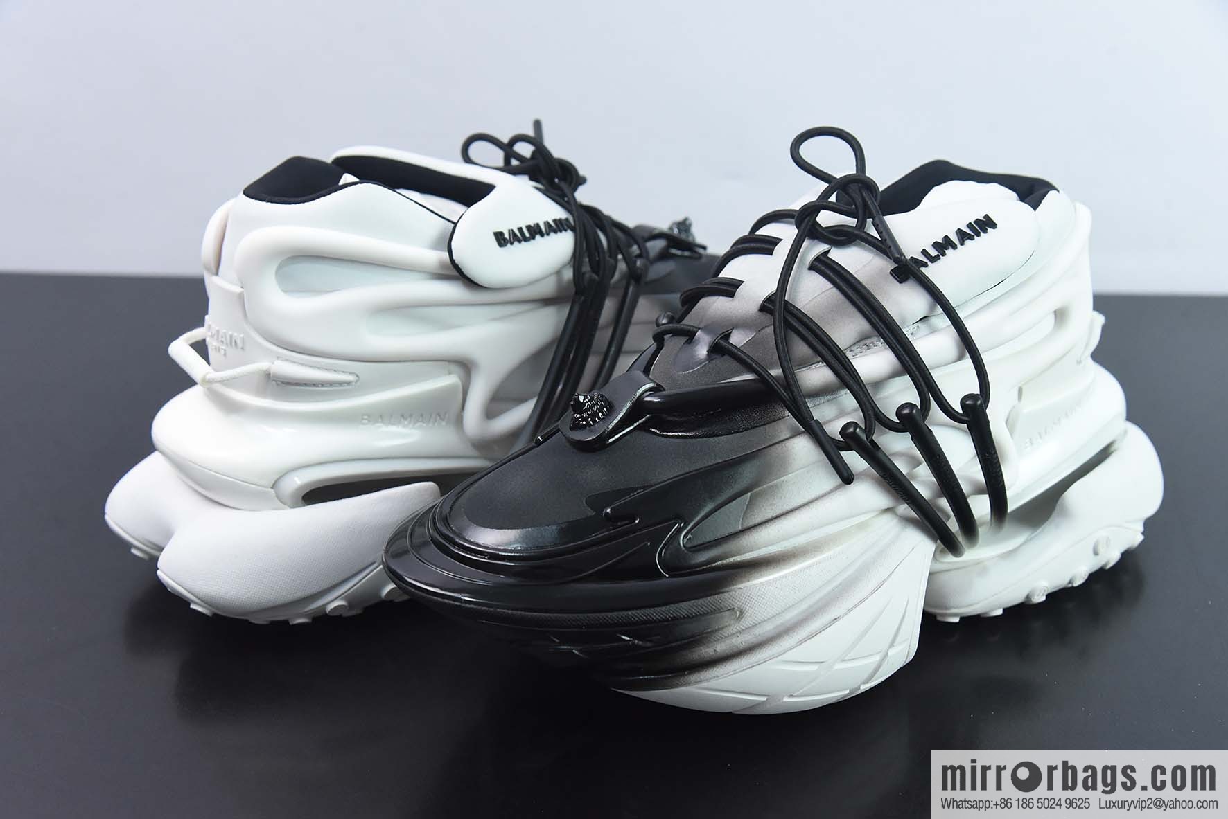 Balmain Unicorn Low Sneakers Unicorn Series Low Top Height Thick Avant-garde Daddy Style Casual Sports Jogging Shoes