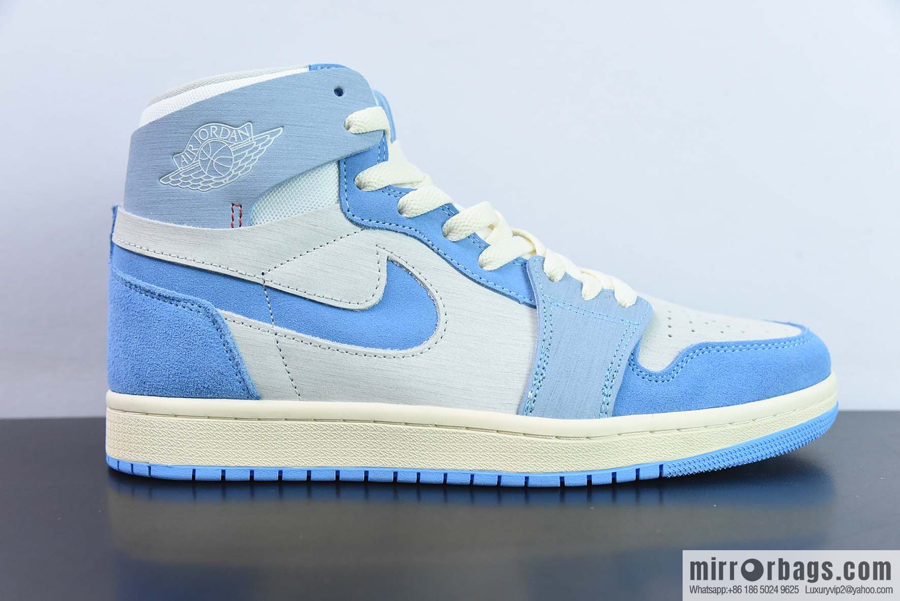 Air Jordan AJ1 Zoom Air gray blue high top, item number: DV1305-004