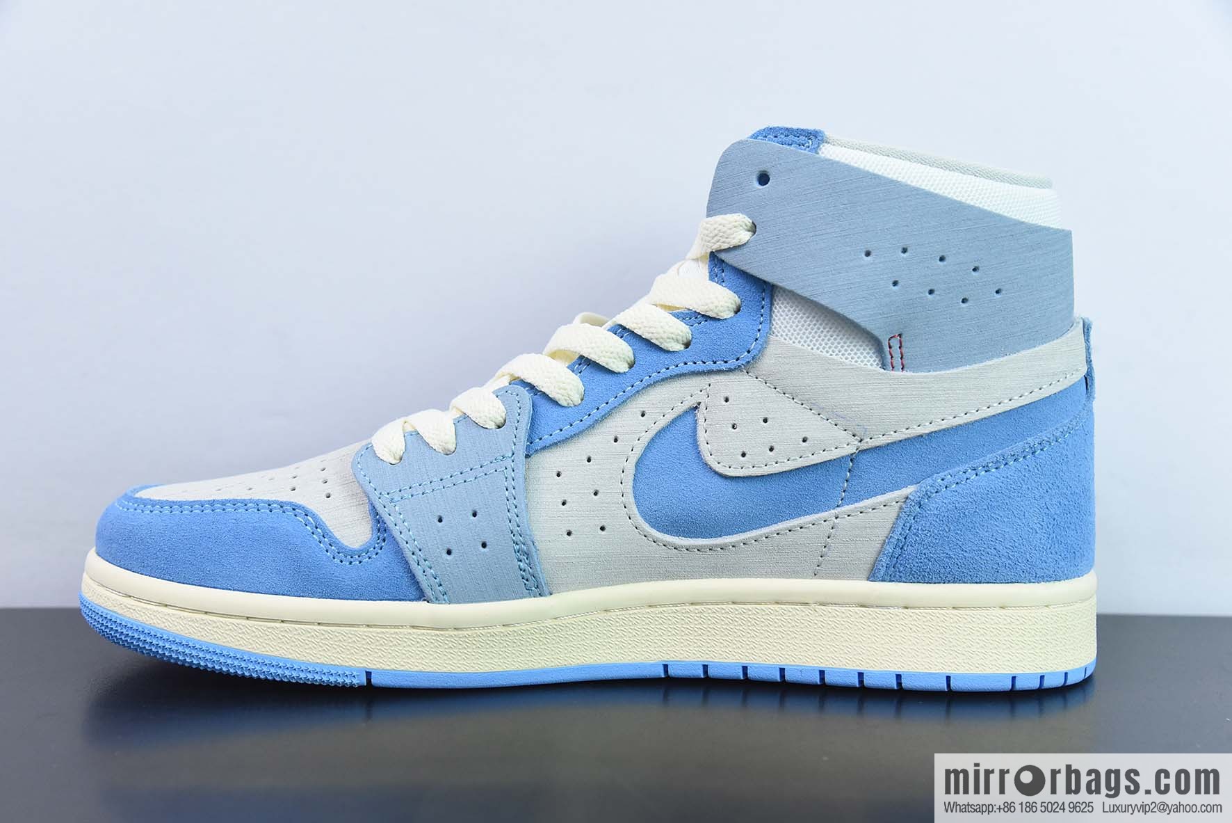 Air Jordan AJ1 Zoom Air gray blue high top, item number: DV1305-004
