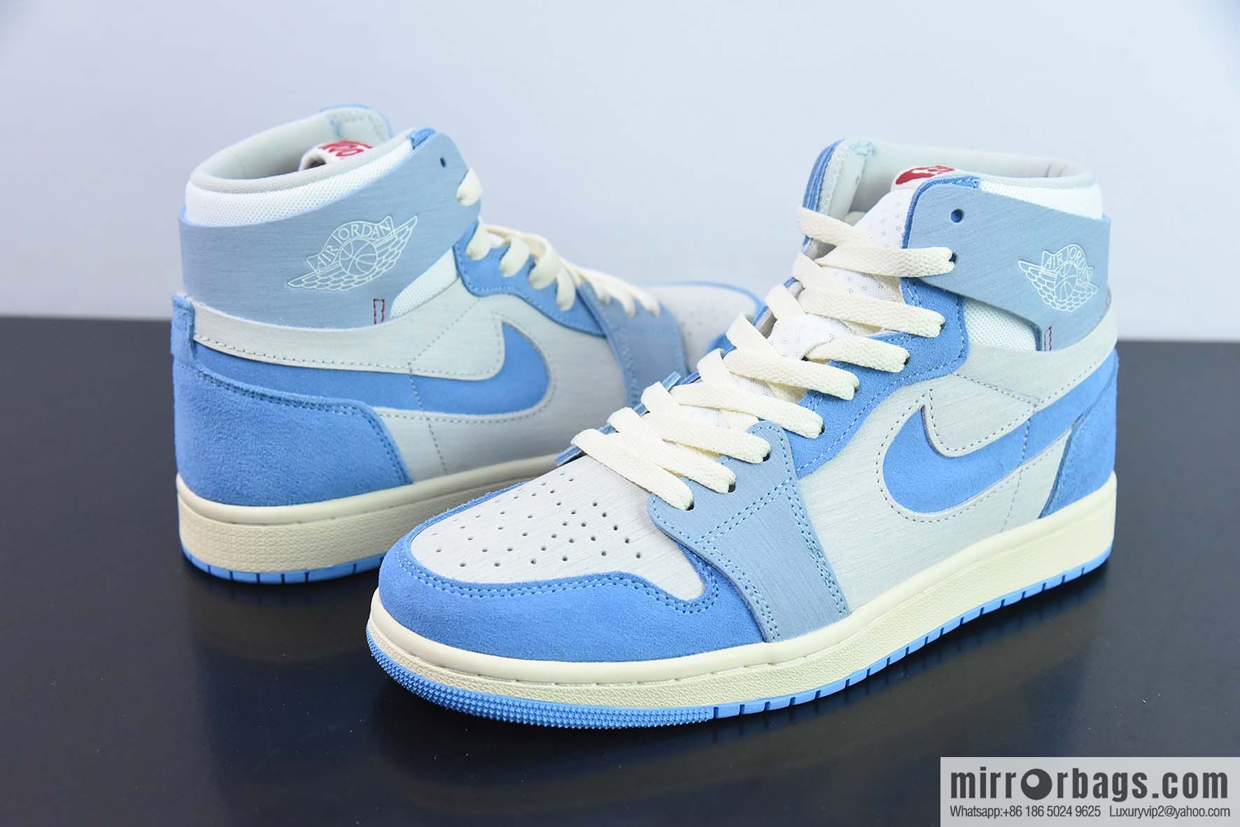 Air Jordan AJ1 Zoom Air gray blue high top, item number: DV1305-004