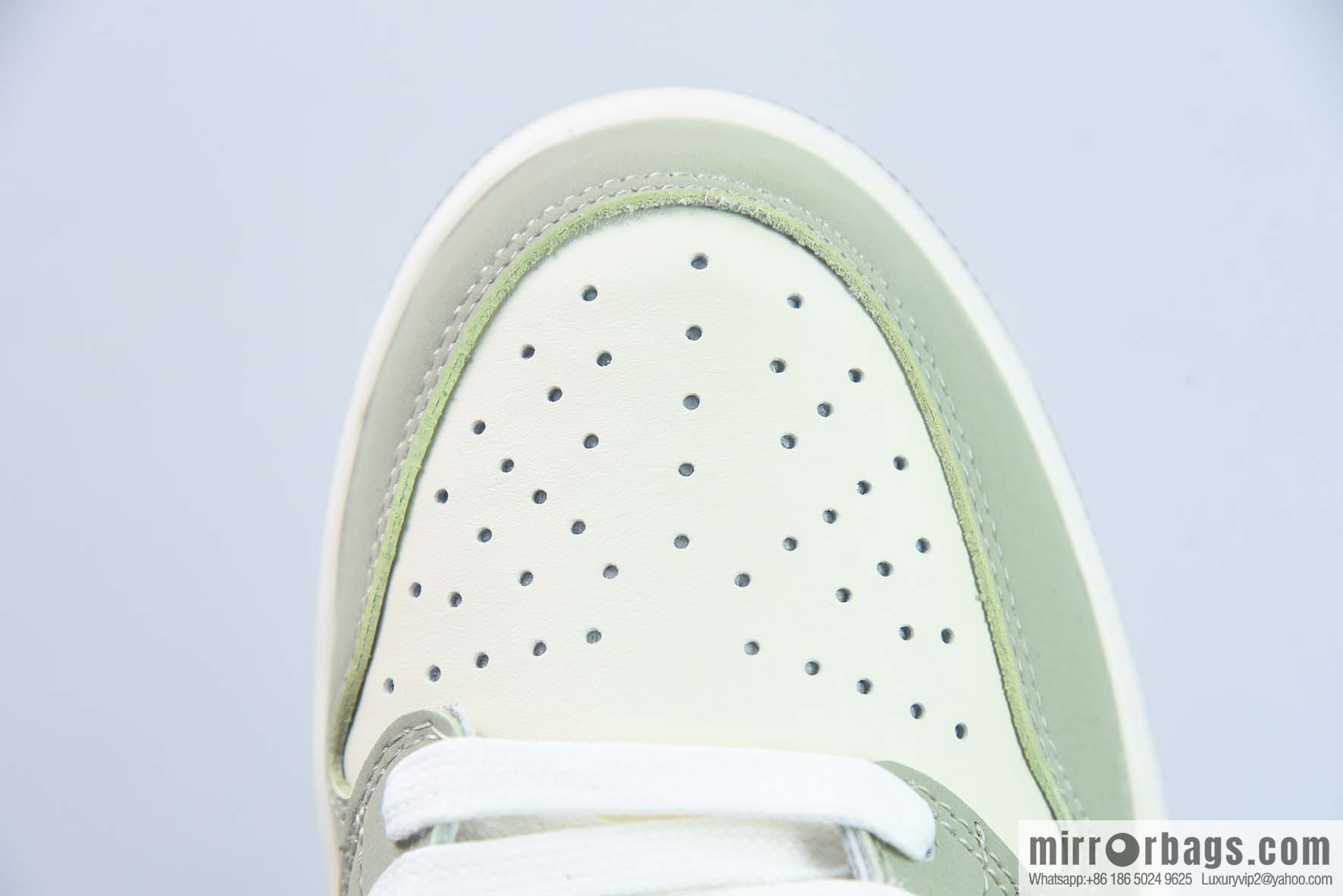 Air Jordan 1 Low AJ1 Joe 1 Low-top casual board shoes, white and green, limited to the Year of the Rabbit, item number: DM7866 603