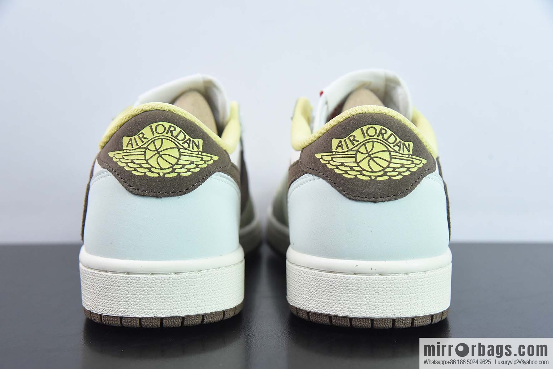 Air Jordan 1 Low AJ1 Joe 1 Low-top casual board shoes, white and green, limited to the Year of the Rabbit, item number: DM7866 603