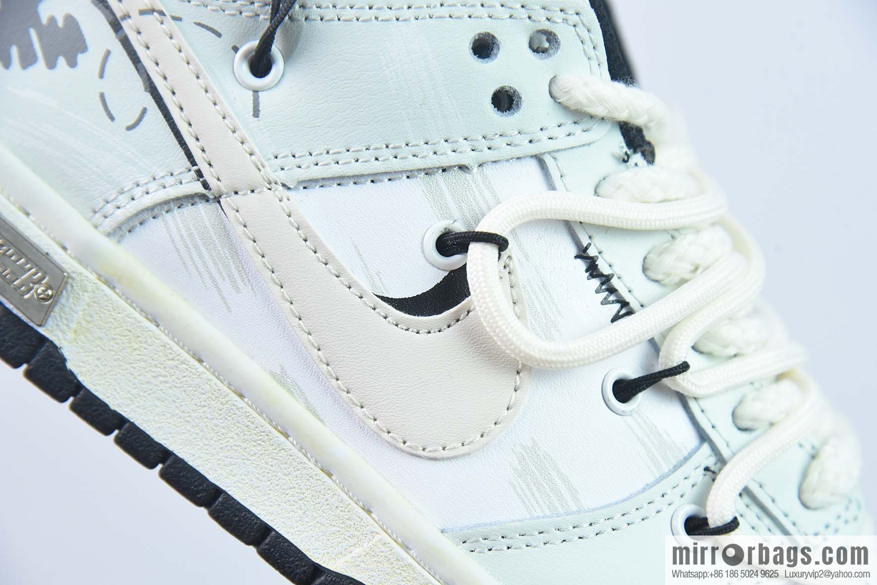 Nike SB Dunk Low custom straps, dunk series Vintage low-top casual sports skateboard shoes