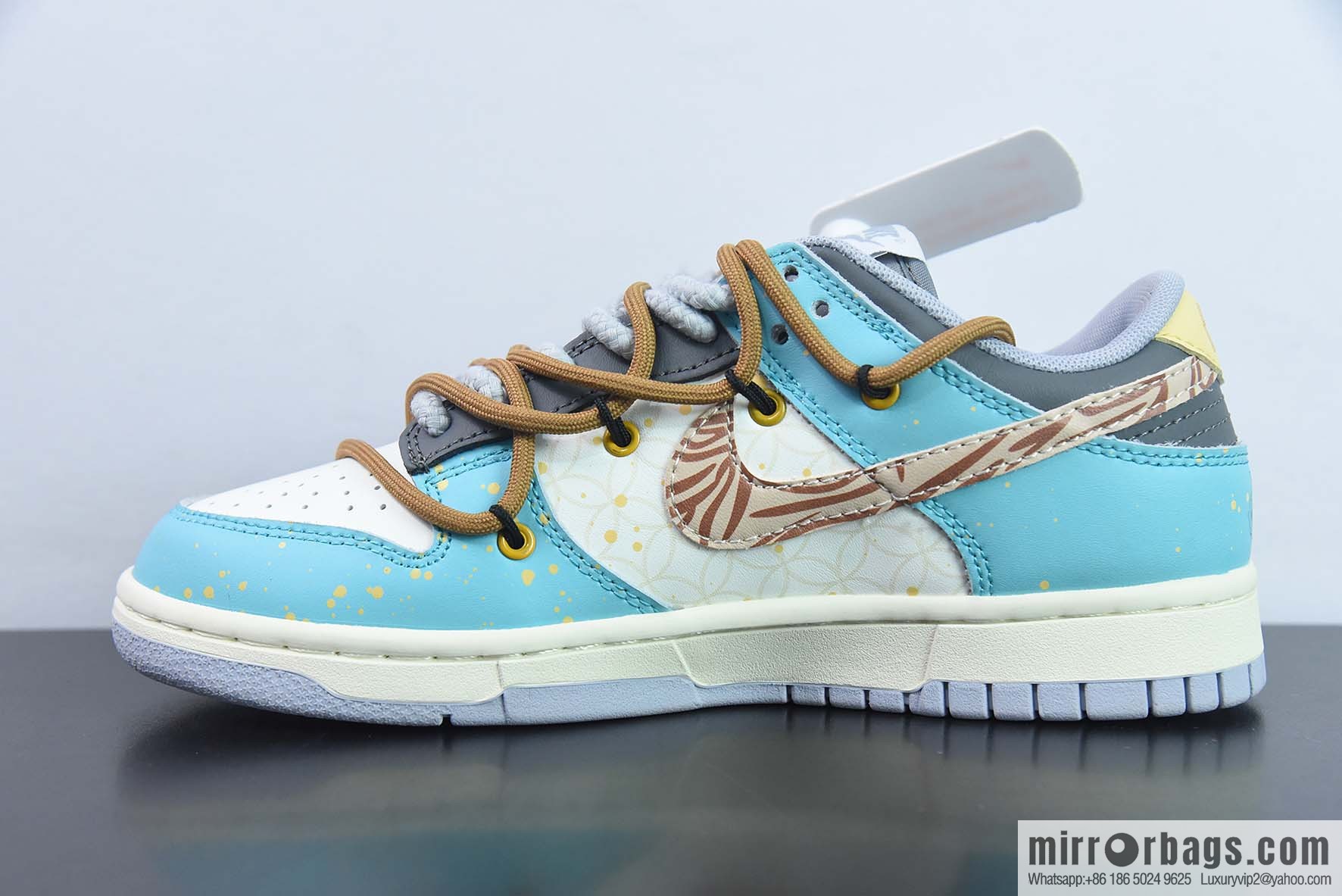Nike SB Dunk Low custom straps, dunk series Vintage low-top leisure sports skateboard shoes item number: DD1503-105