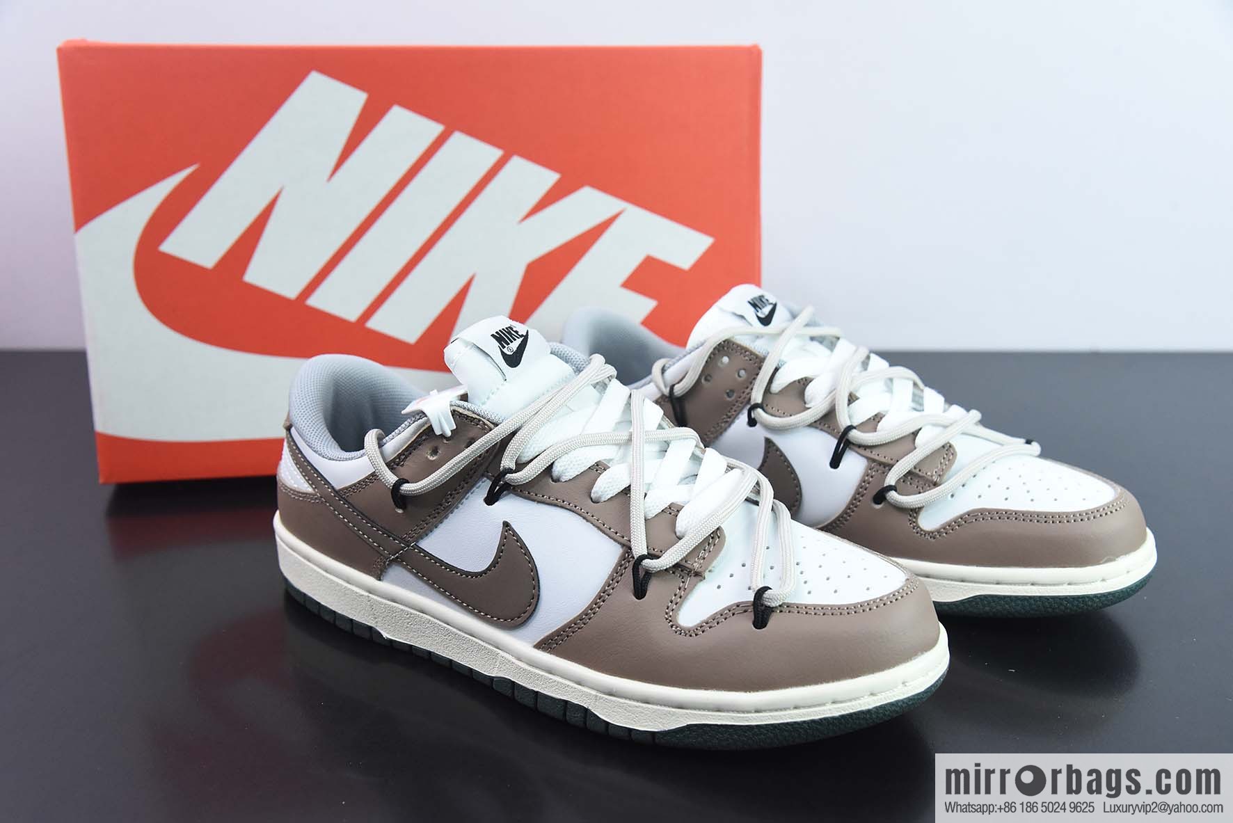 Nike SB Dunk Low custom straps, dunk series Vintage low-top leisure sports skateboard shoes Item number: CW1590-021