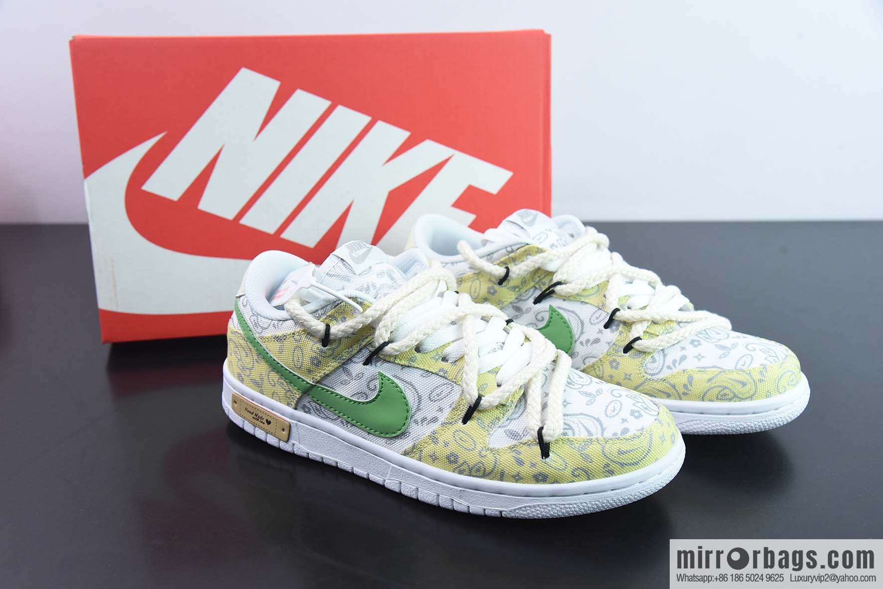 Nike SB Dunk Low custom straps, dunk series Vintage low-top casual sports skateboard shoes