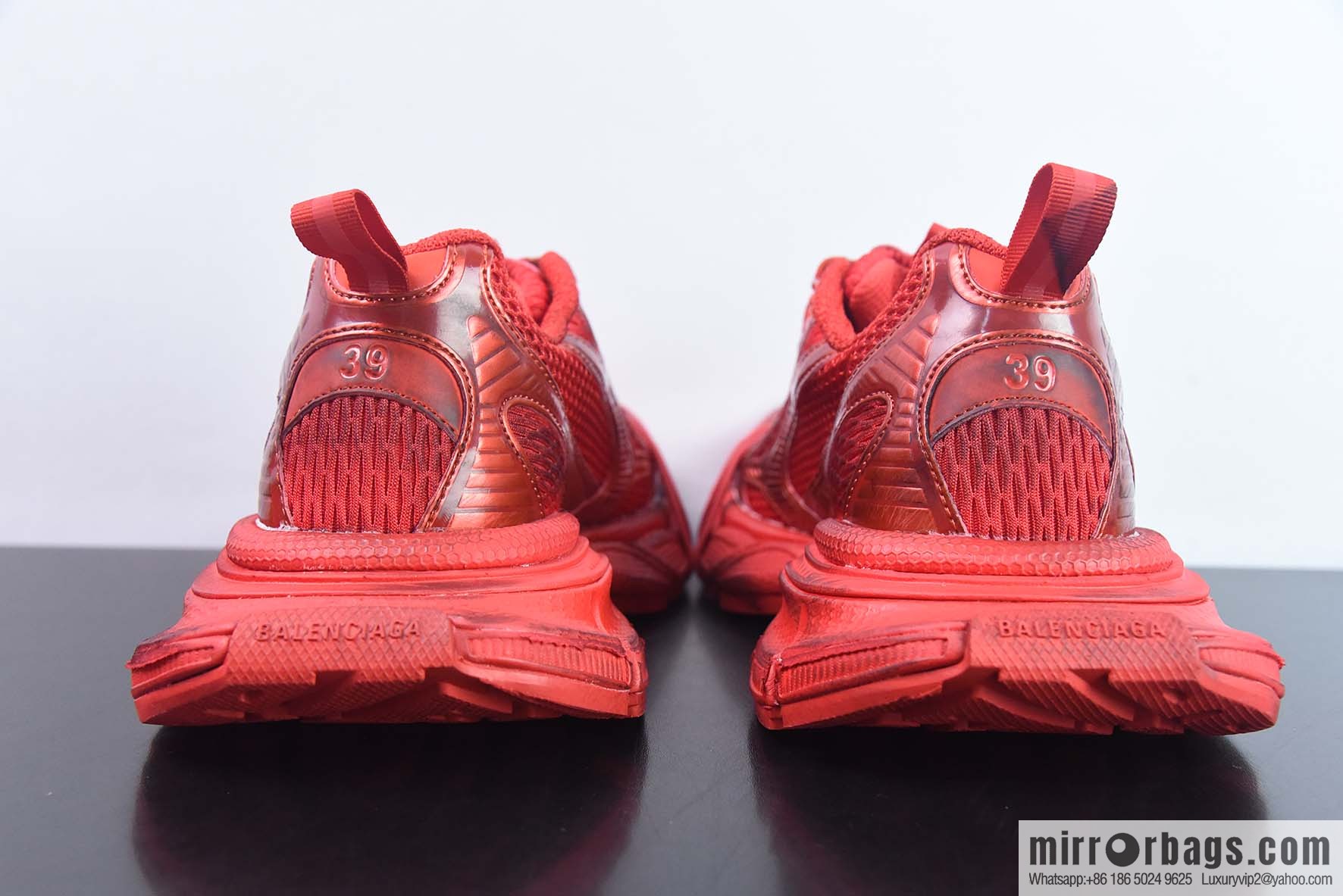 Balenciaga XXXL Balenciaga 3XL All Red Vintage Daddy Shoes